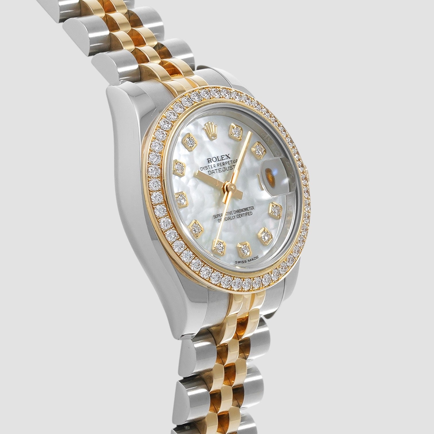 Lady-Datejust 26 Two-Tone Diamond-Set