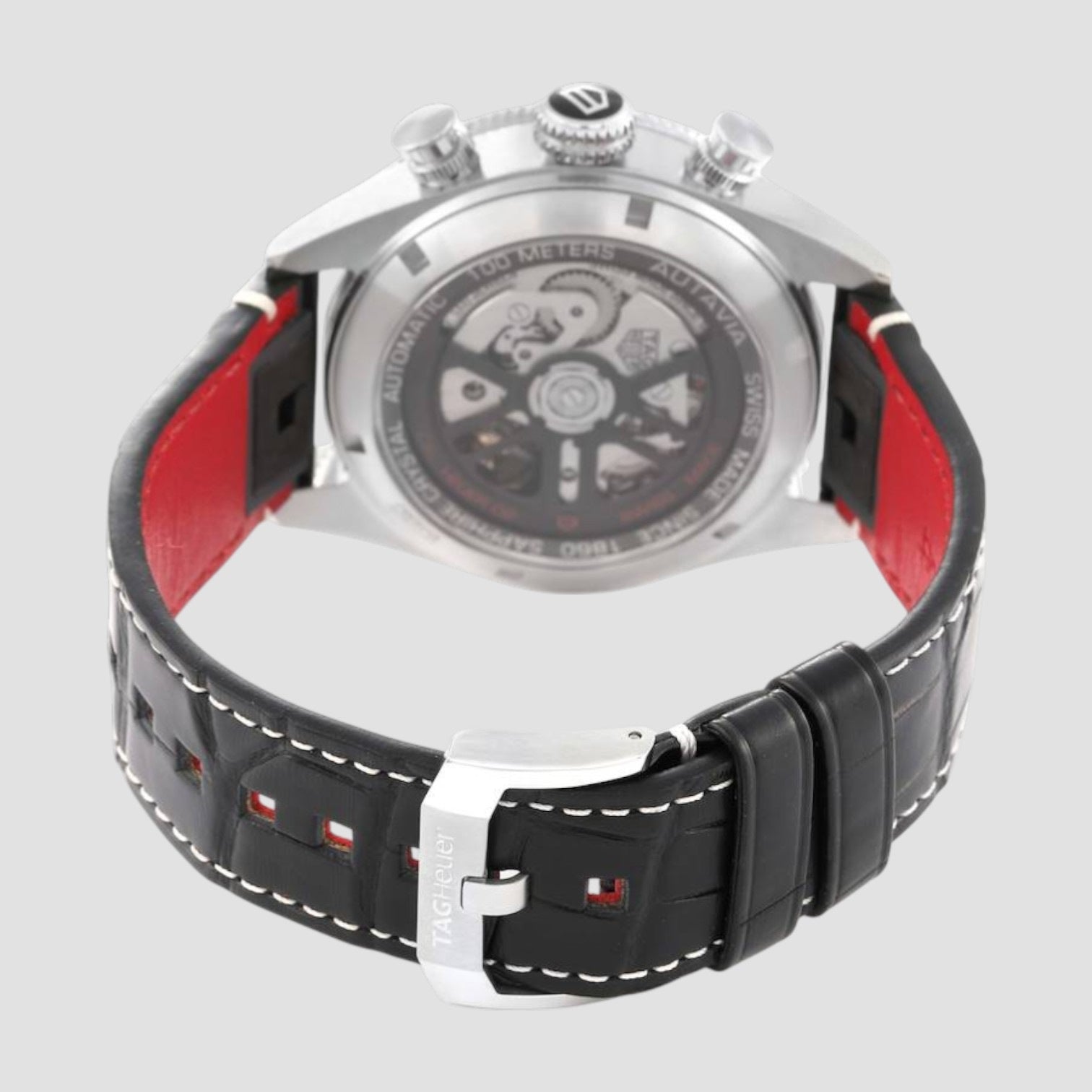 Autavia Chronometer Flyback Steel Mens Watch