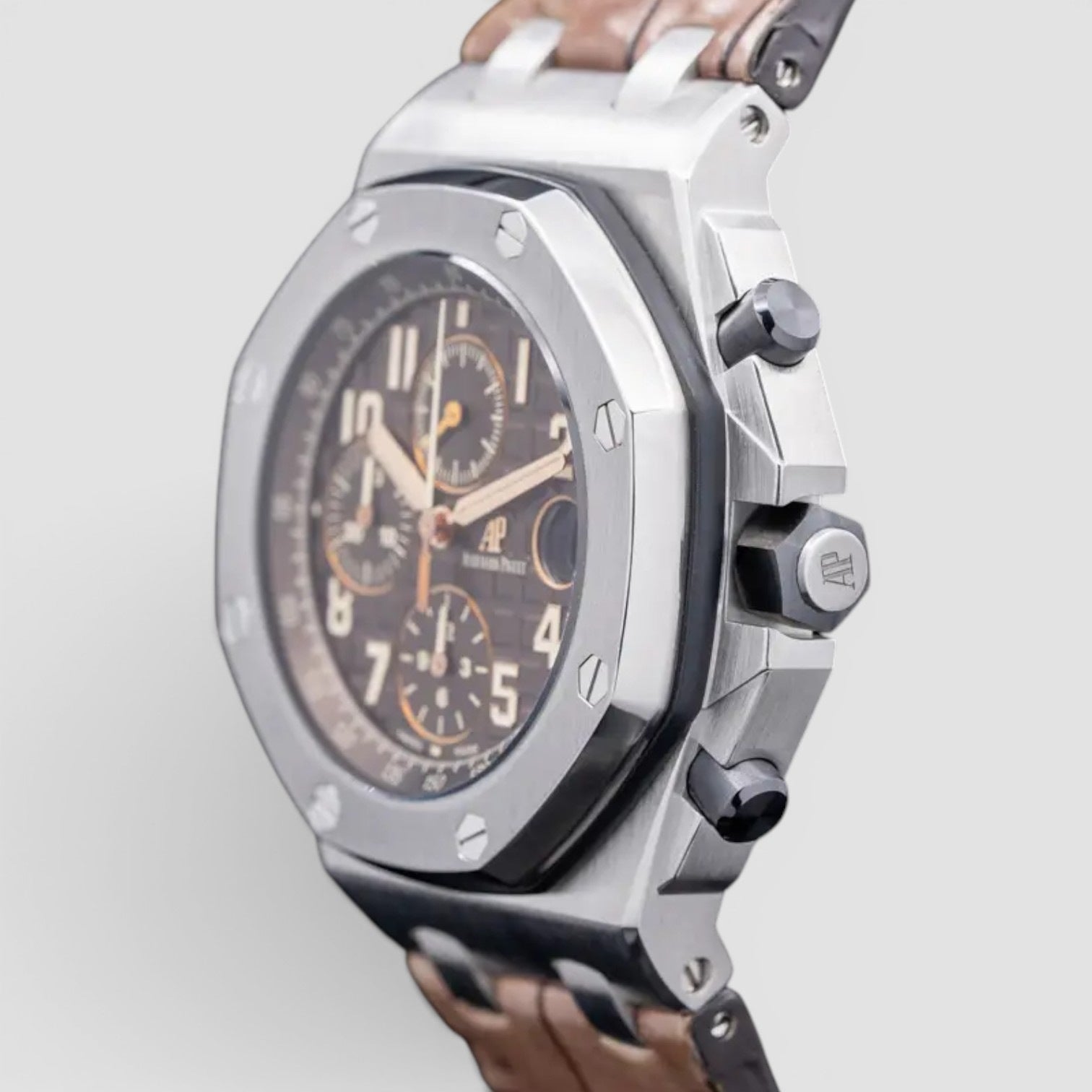 Royal Oak Offshore Chronograph 42mm Steel Brown Mega Tapisserie Dial