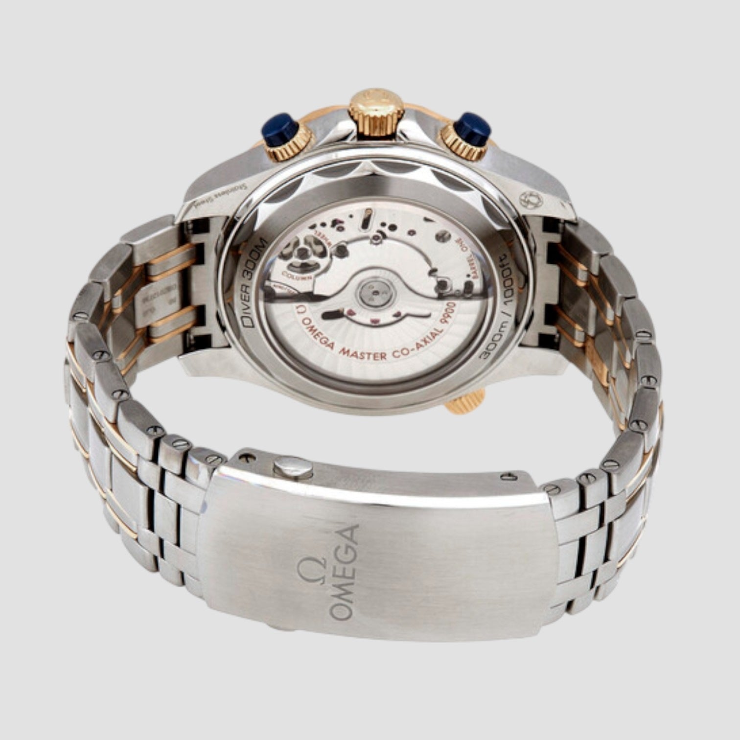 Seamaster Diver 300m Co-Axial Master Chronograph Automatic Chronometer Blue Dial