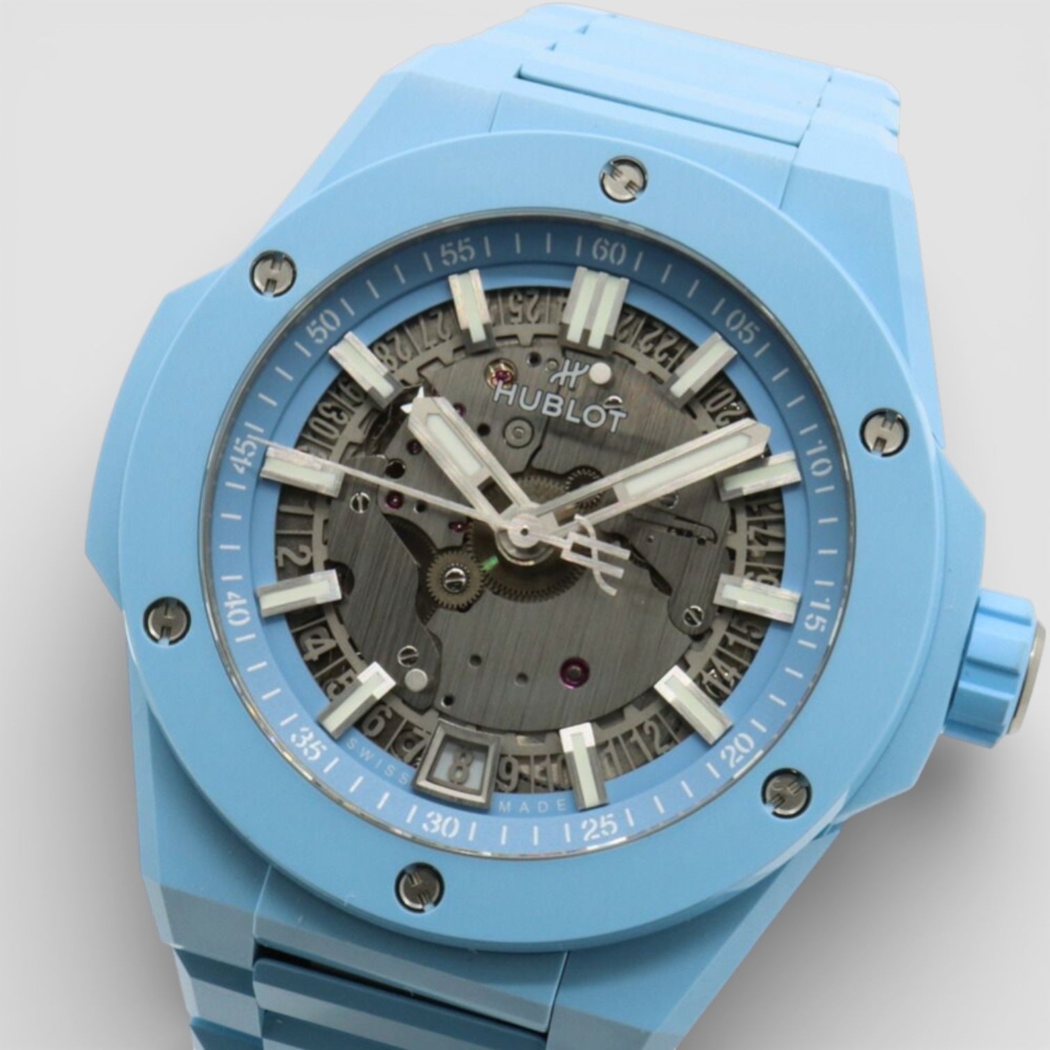 Big Bang Integrated Time Only Sky Blue 40mm
