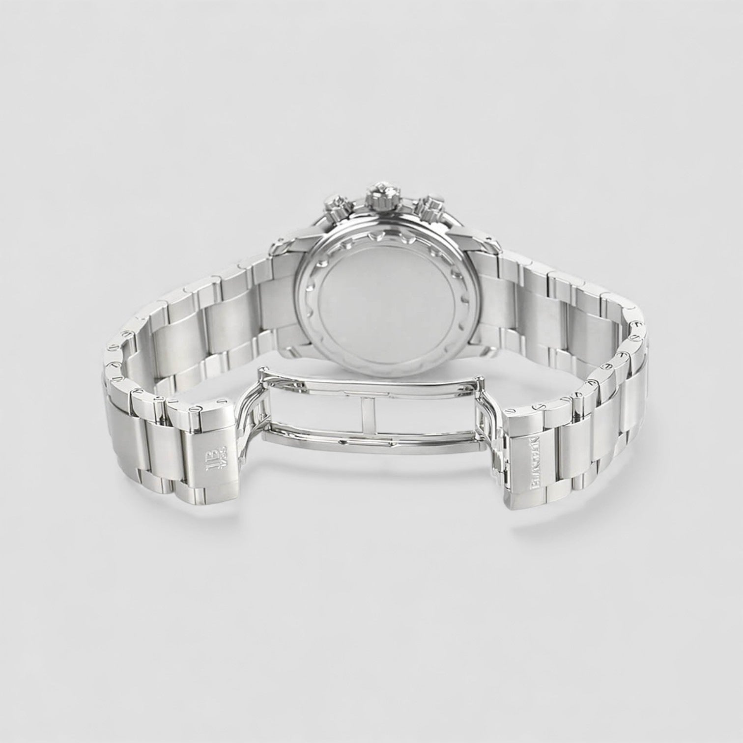 Leman Chronograph SS White Dial