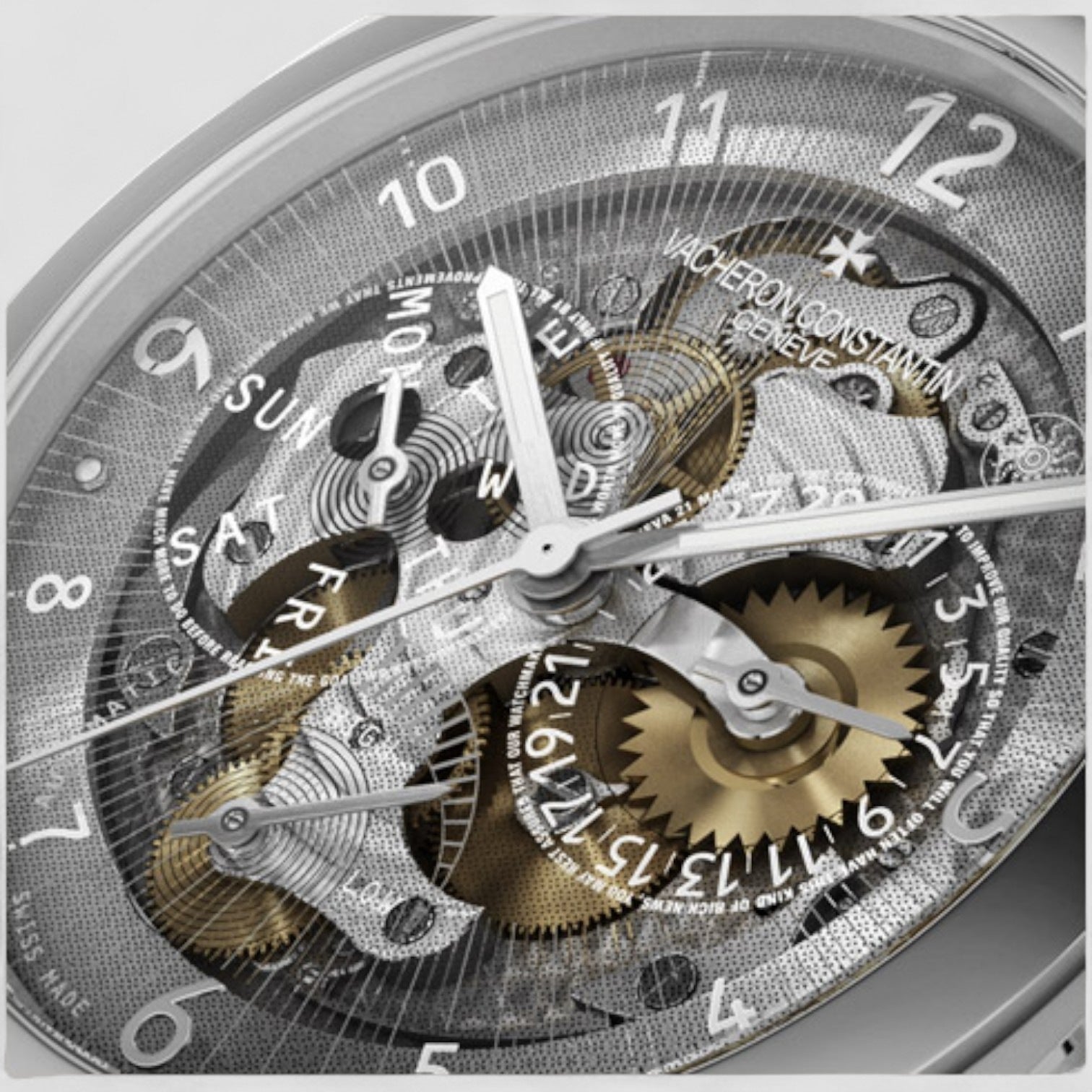 Quai de L'Ile Day Date & Power Reserve Mens Watch