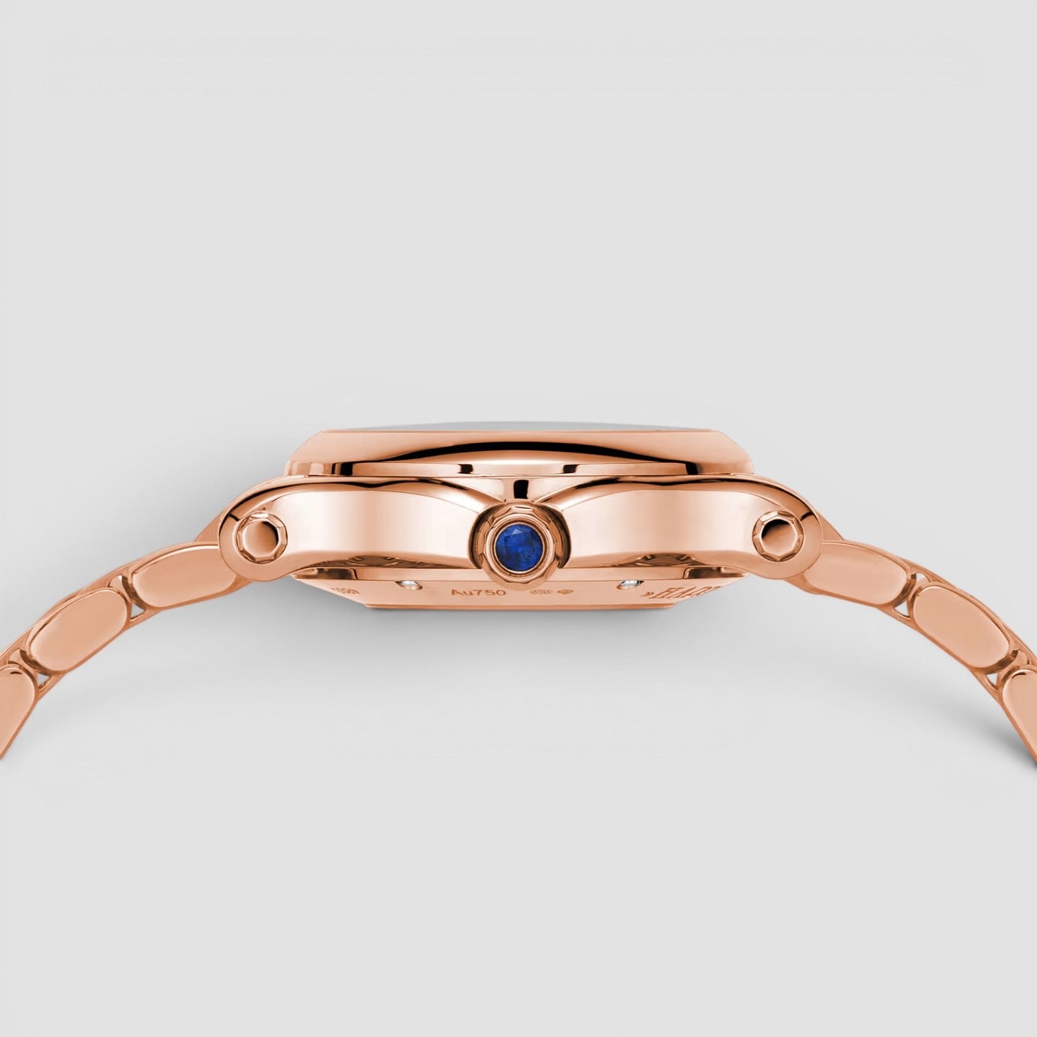 Happy Sport 18K Rose Gold Floating Diamond Watch