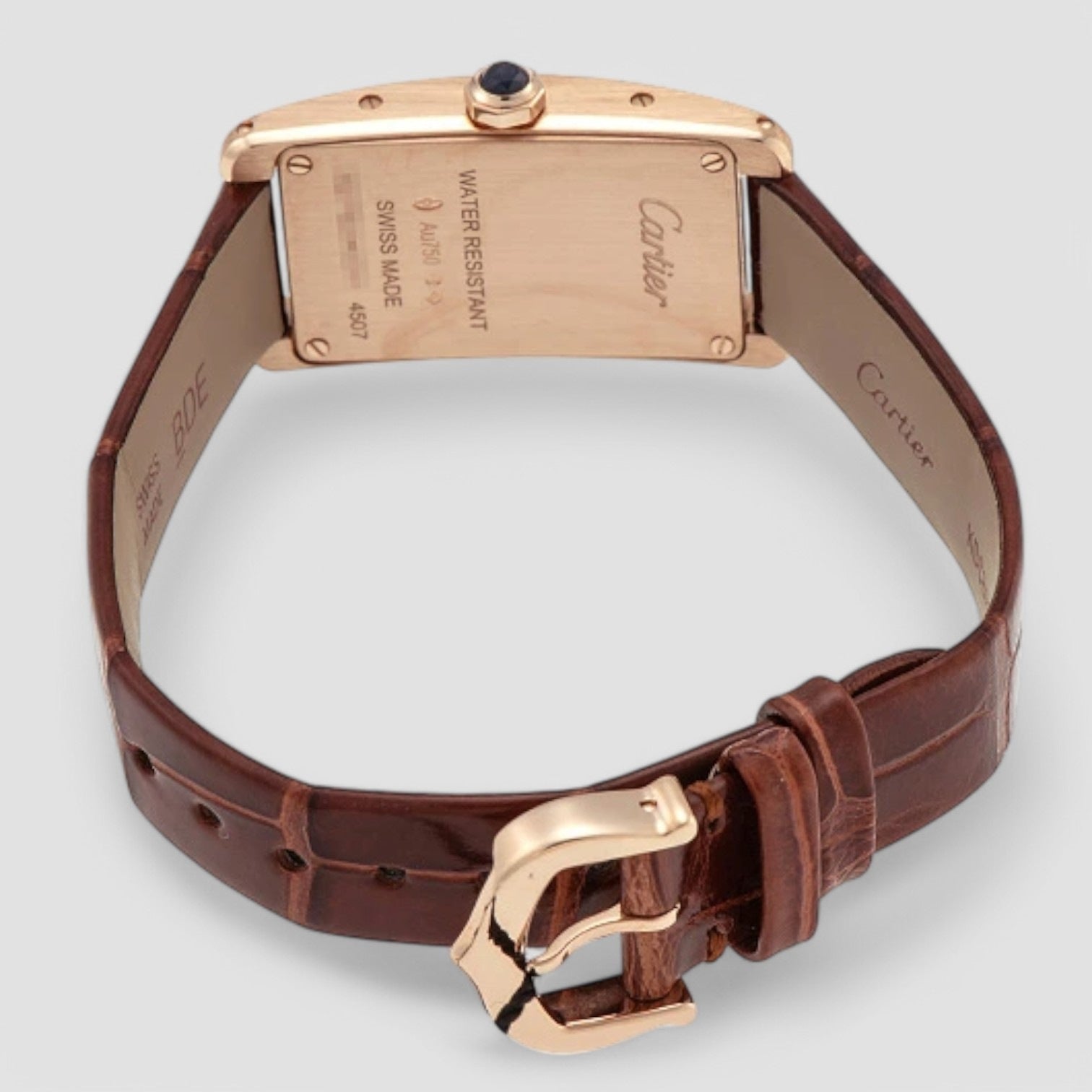 Tank Americaine Small Quartz Rose Gold Silver Dial