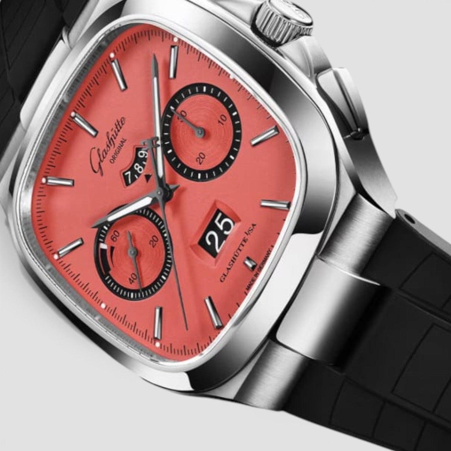 Seventies Chronograph Panorama Date Watermelon