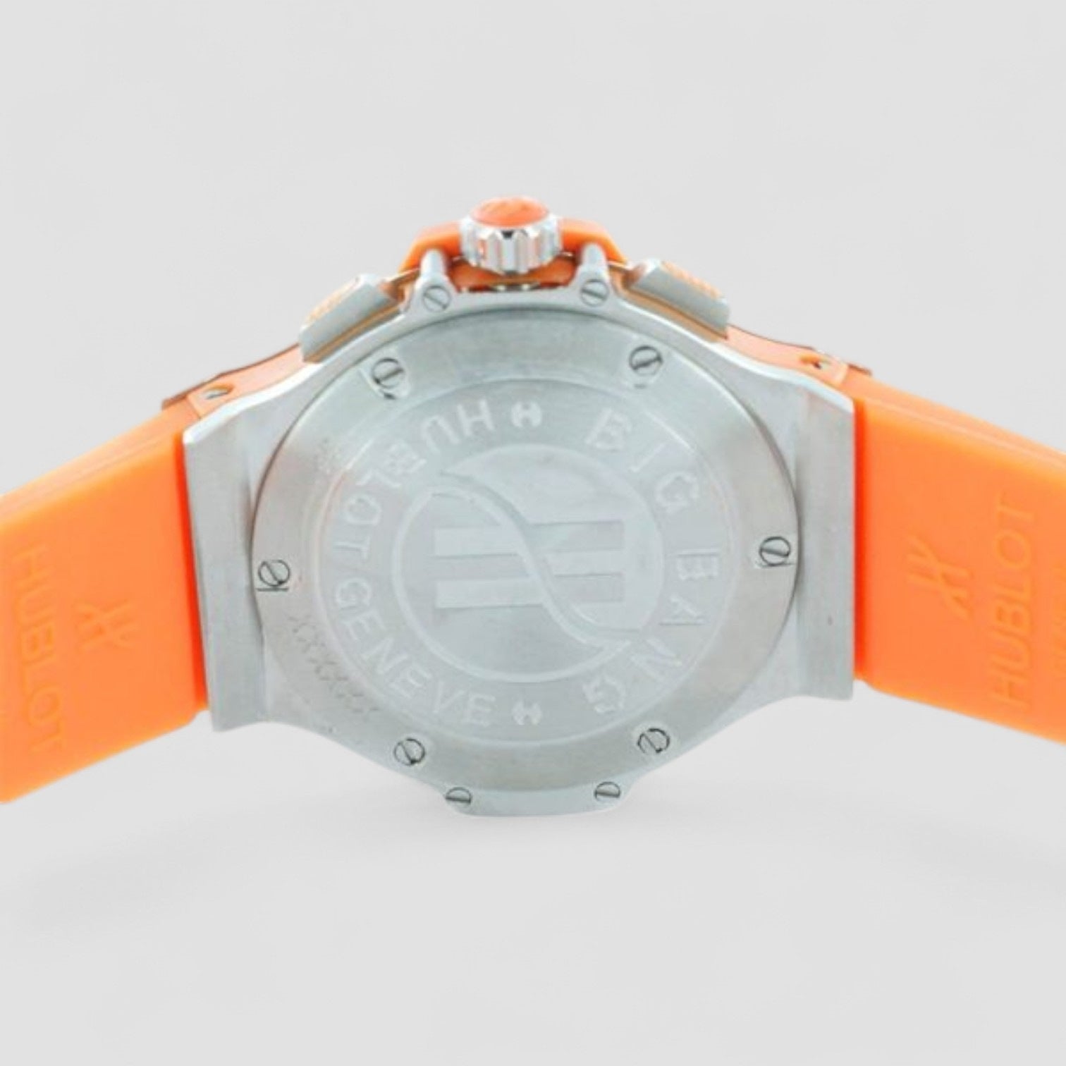 Big Bang Automatic Chronograph 18k Rose Gold Tutti Frutti Orange Ladies Watch