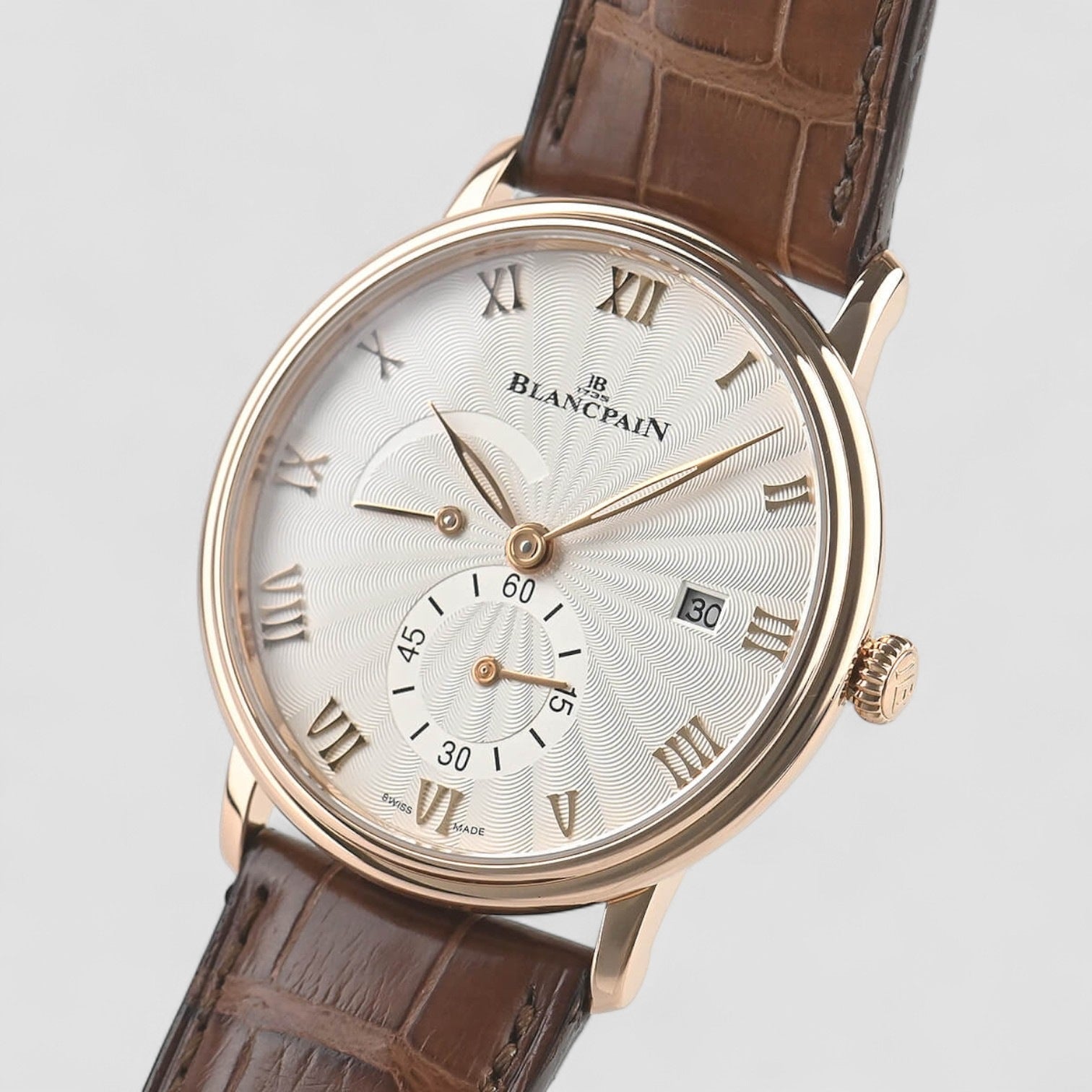 Villeret Ultra-Slim Small Seconds Power Reserve 18k RG Manual Wind 40MM