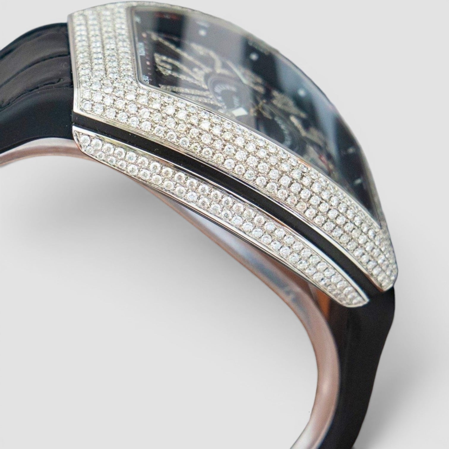 Vanguard Custom Diamond Black Dial