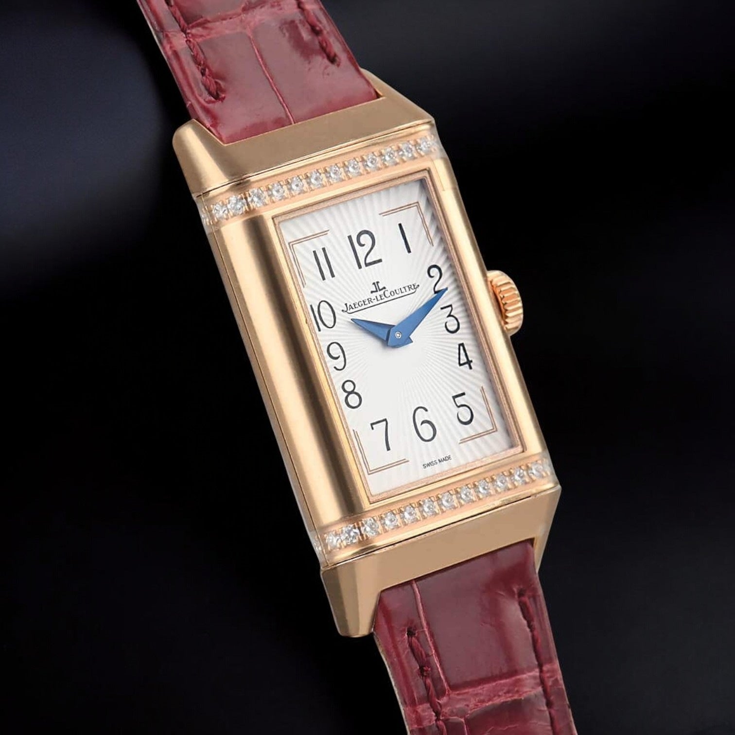 Reverso One Duetto Reference#: Q3342520, 40 mm x 20 mm, Rose/Red/Pink Gold