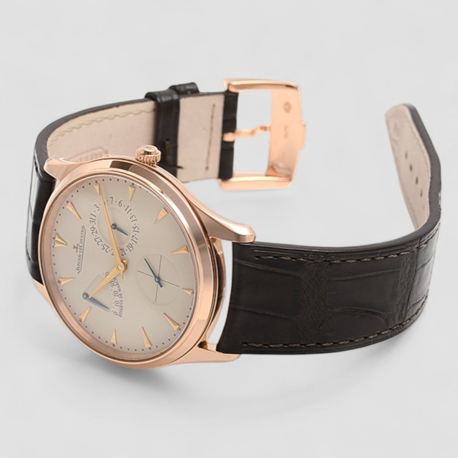 Master Ultra Thin Réserve De Marche 18K Rose Gold