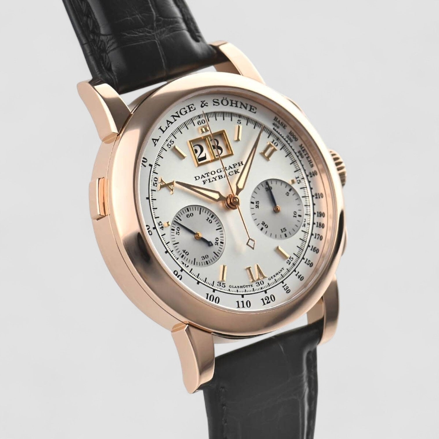Datograph Flyback 18K Rose Gold Engravers Letter