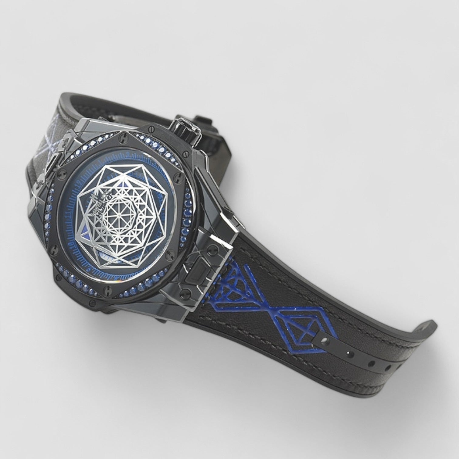 Big Bang Sang Bleu All Black Blue 39 mm