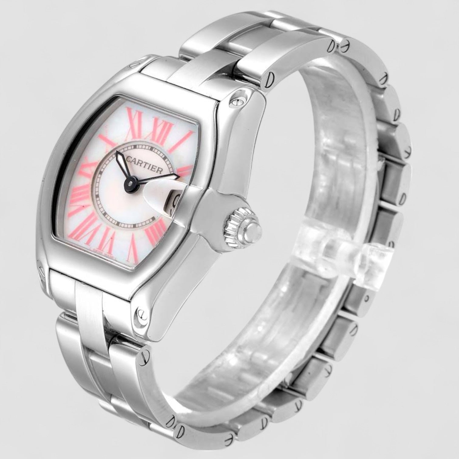 Roadster Mother of Pearl Dial Steel Ladies Watch