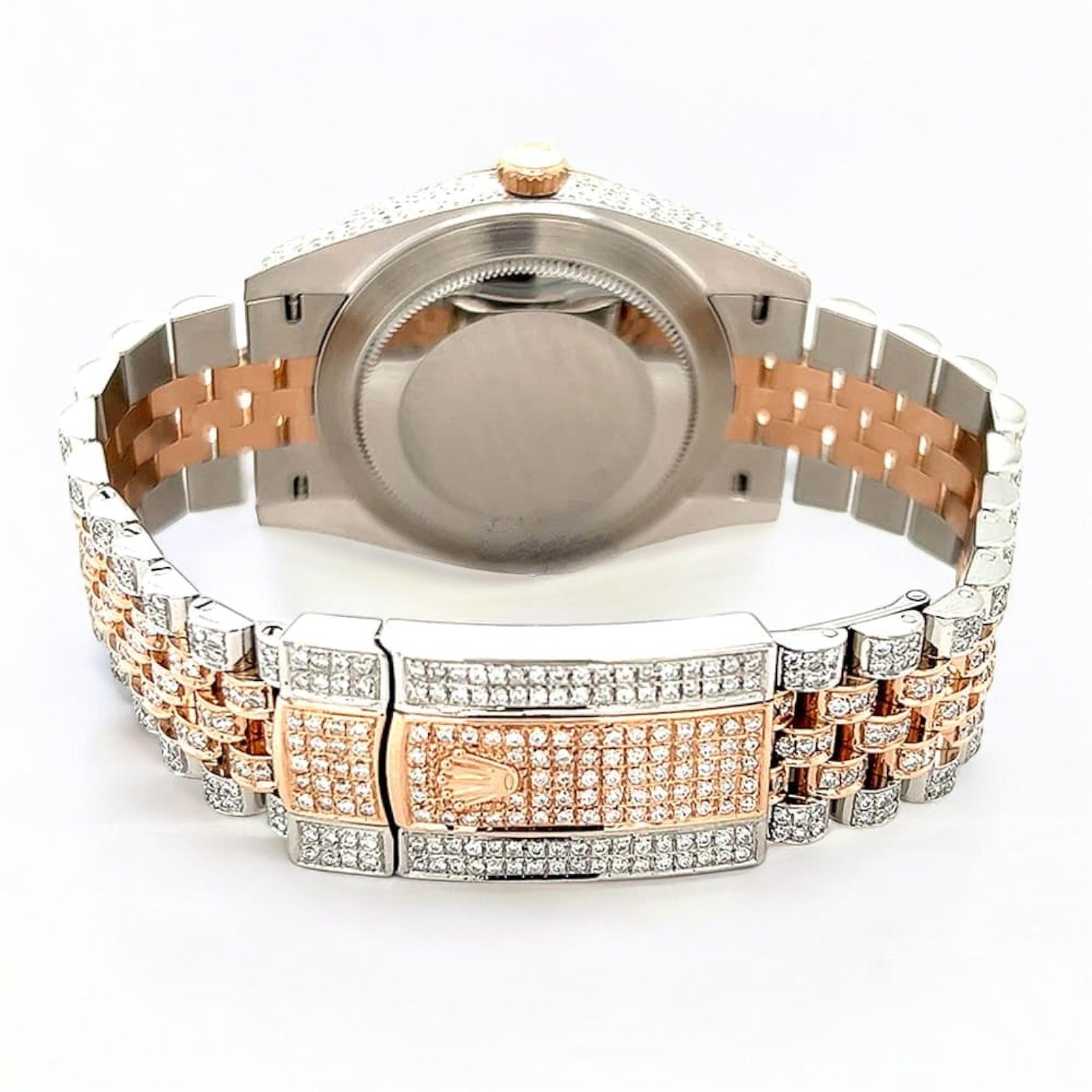 Datejust 41 – Jubilee – “Wimbledon” Dial – Custom Diamond-Set - Iced Out