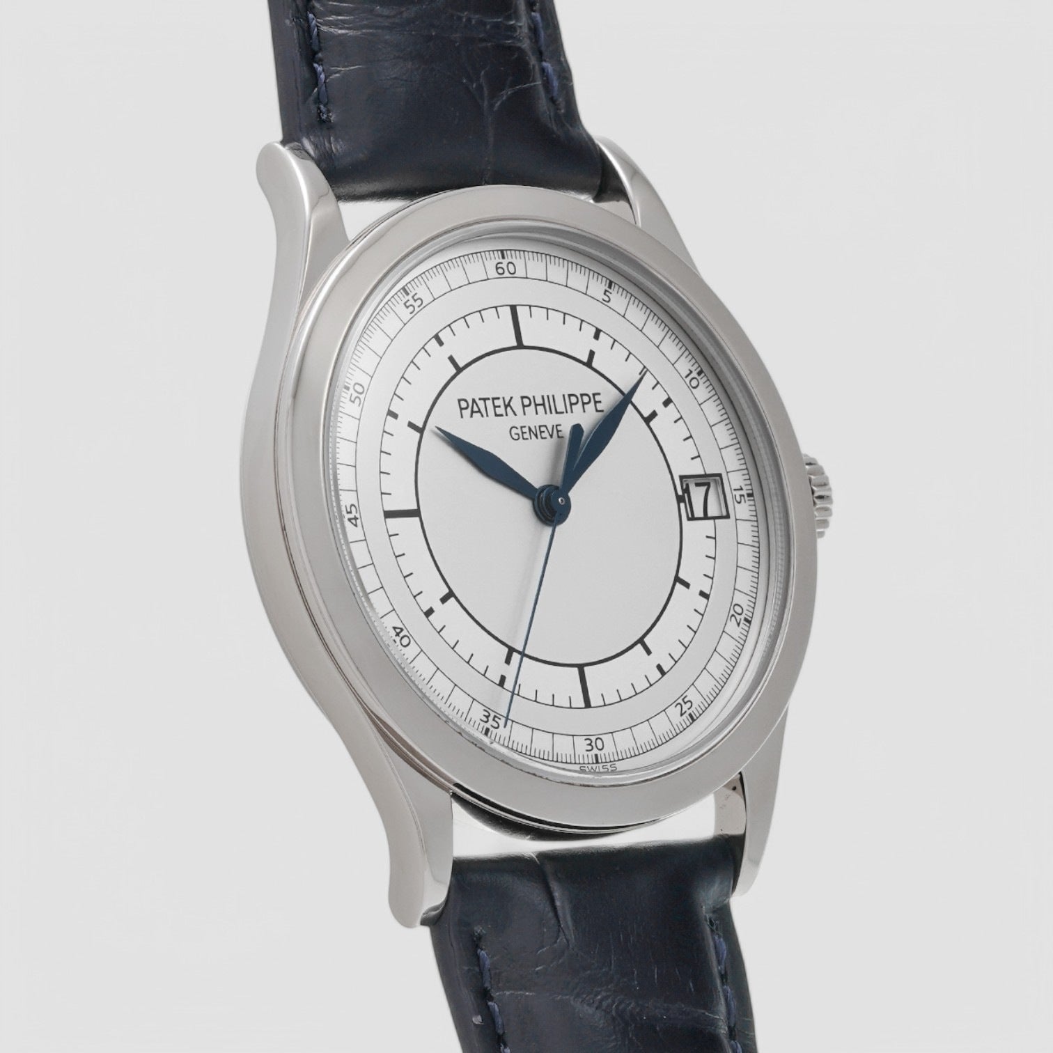 Calatrava 18K 5296G White Gold Sector Dial