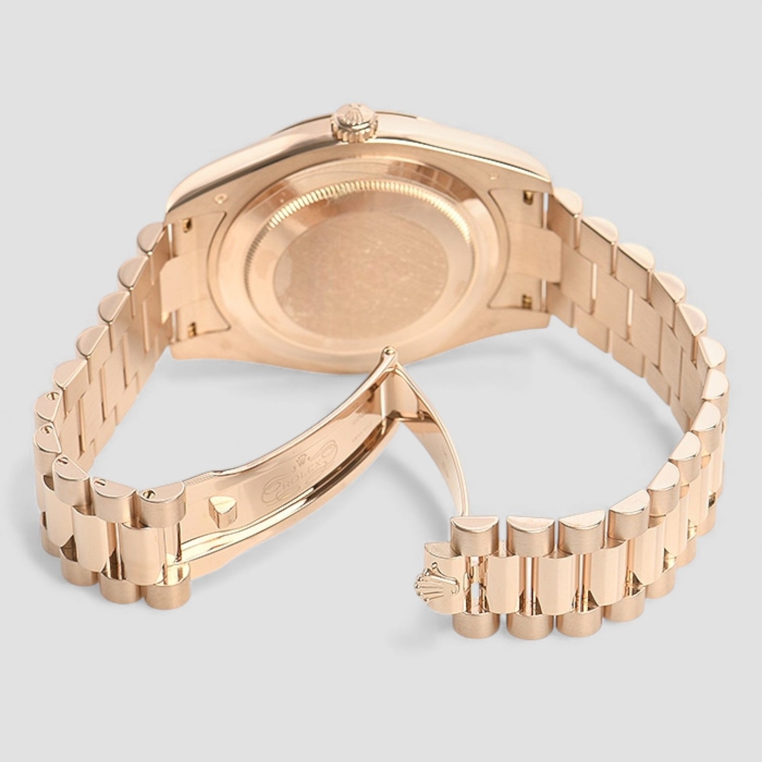 Day-Date II 18k Rose Gold Wave Dial