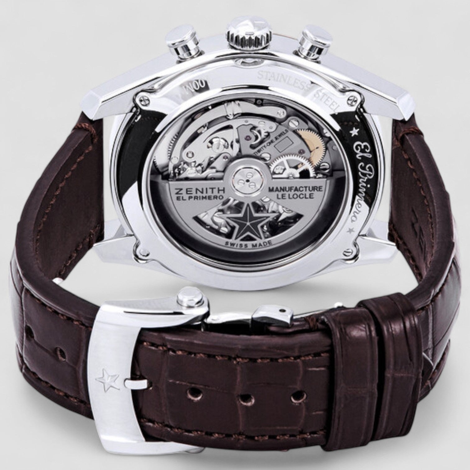 El Primero Chronograph Automatic Blue Skeleton Dial Men's Watch