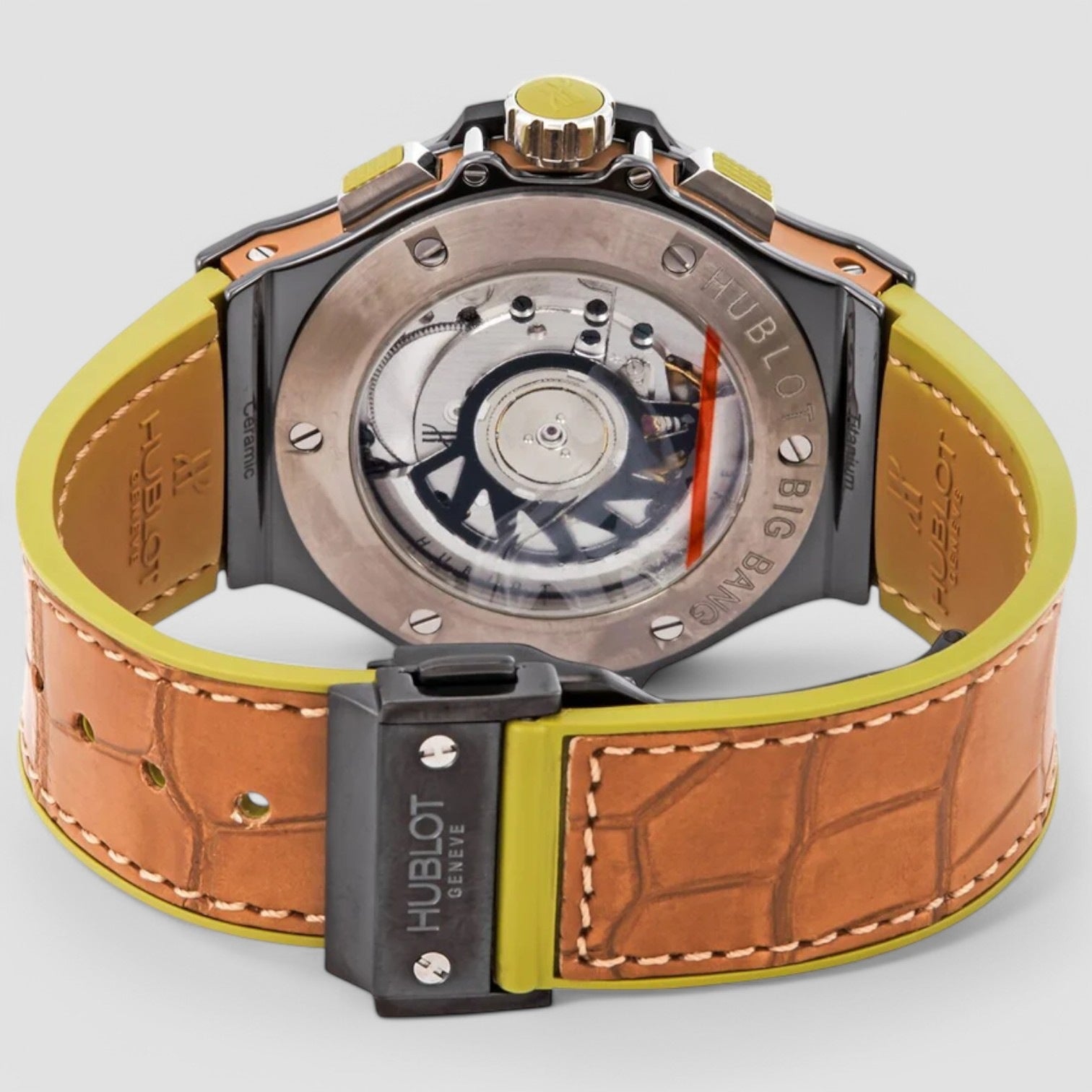 Big Bang Tutti Frutti Tan Dial Chronograph Unisex Watch