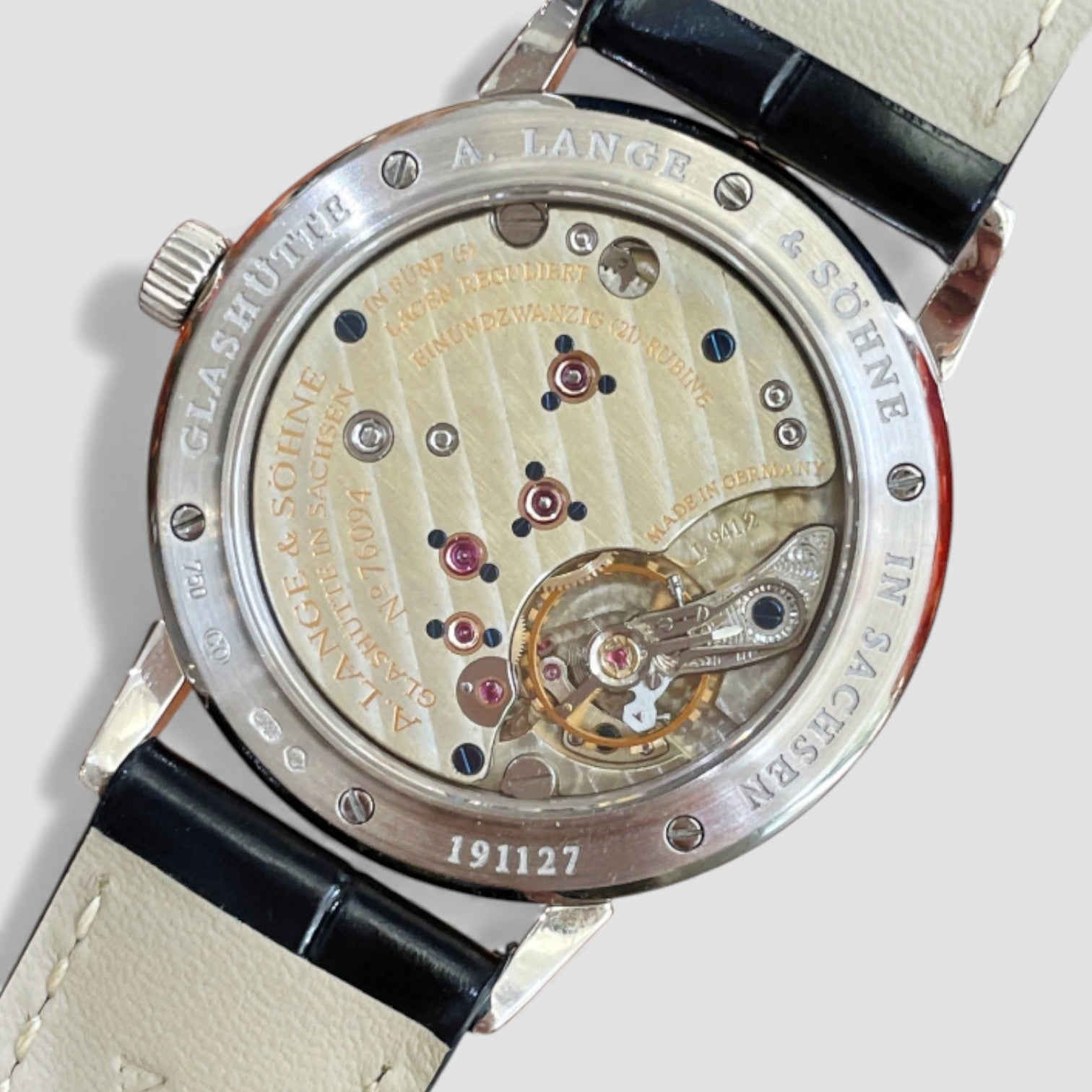 Silver Dial 18kt White Gold Diamond Ladies Watch