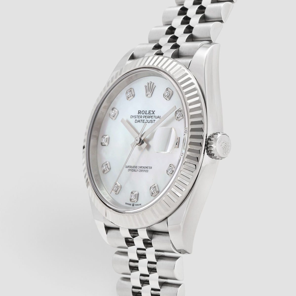 Datejust 41 Mother-of-Pearl Diamond Dial Jubilee