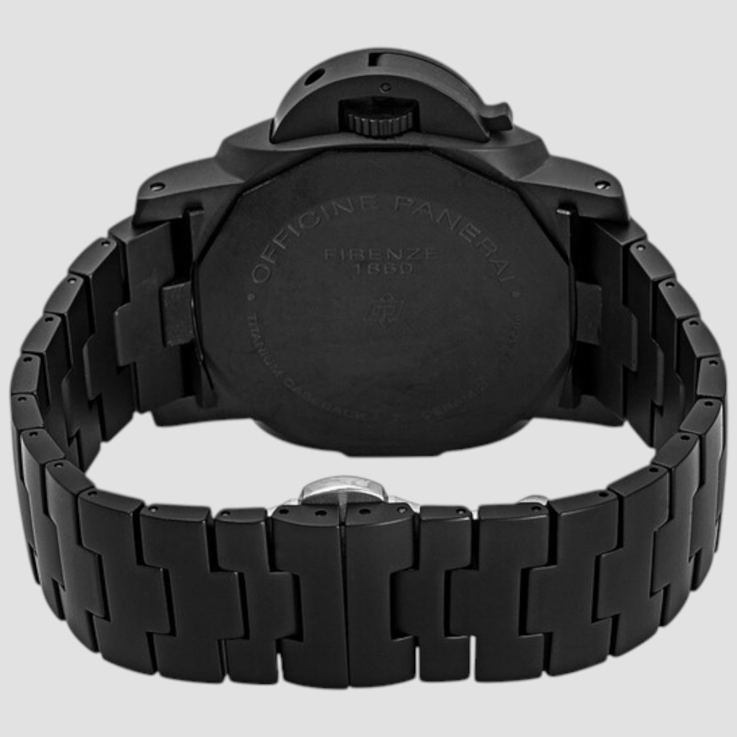 Tuttonero Luminor GMT Automatic Black Dial Men's Watch
