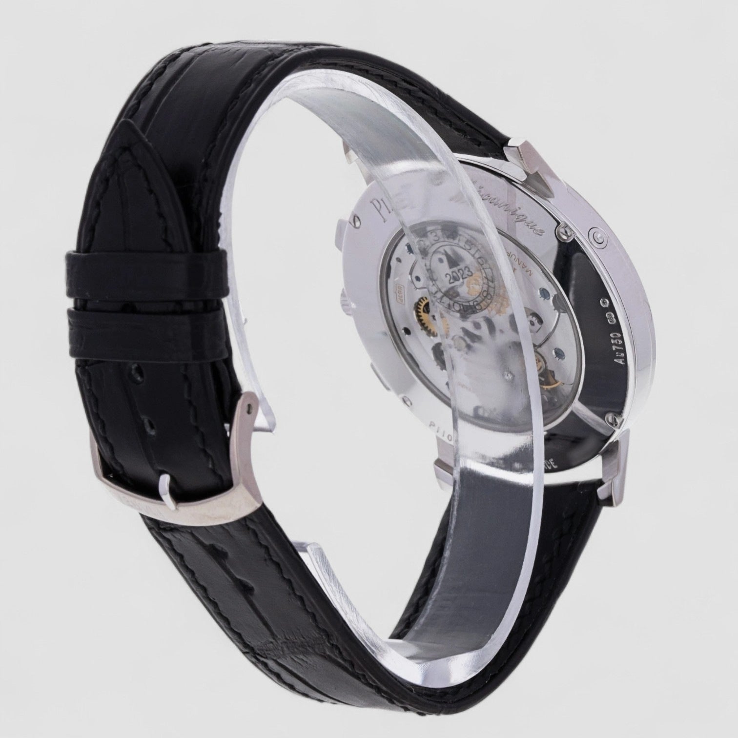 Chronograph Hand Wind Sunburst Dial Mens Watch