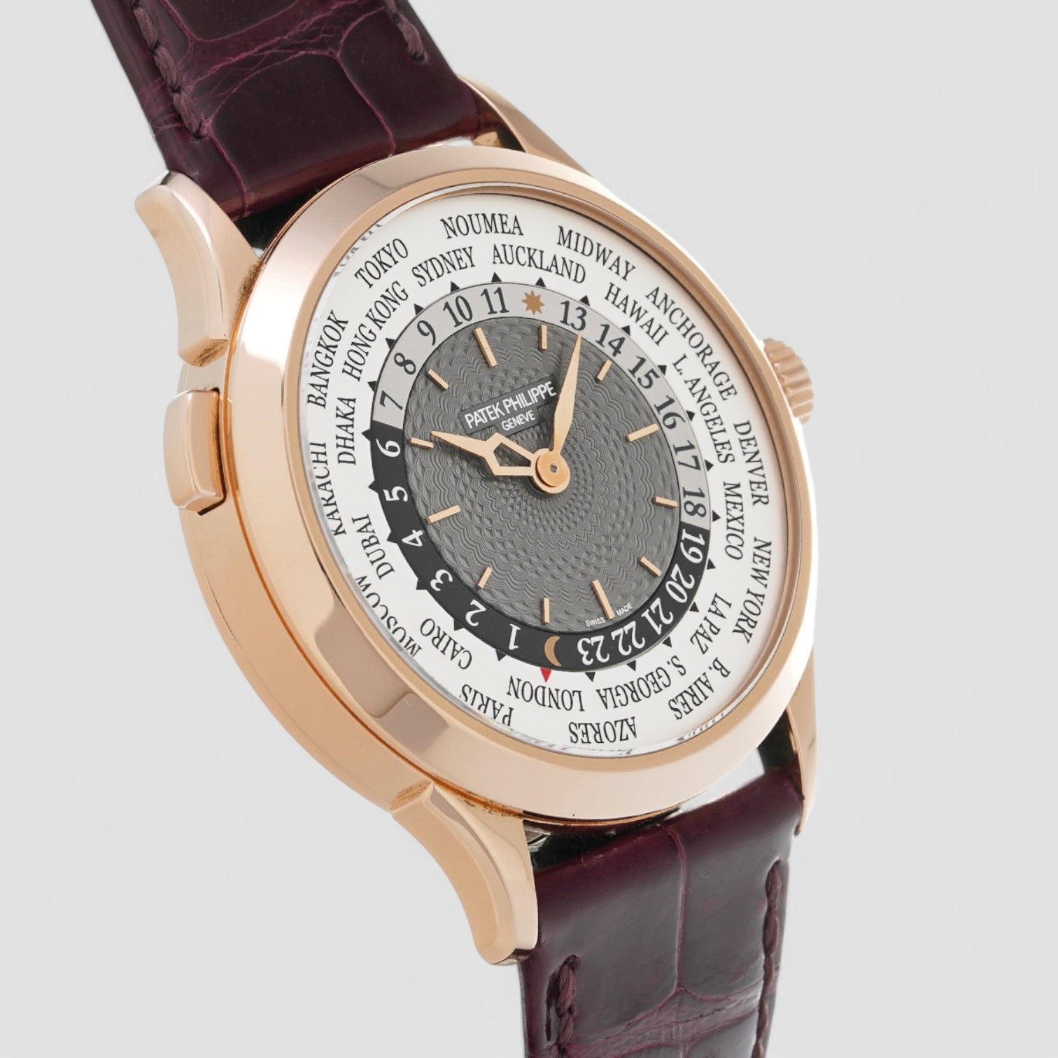 World Time 18k Rose Gold