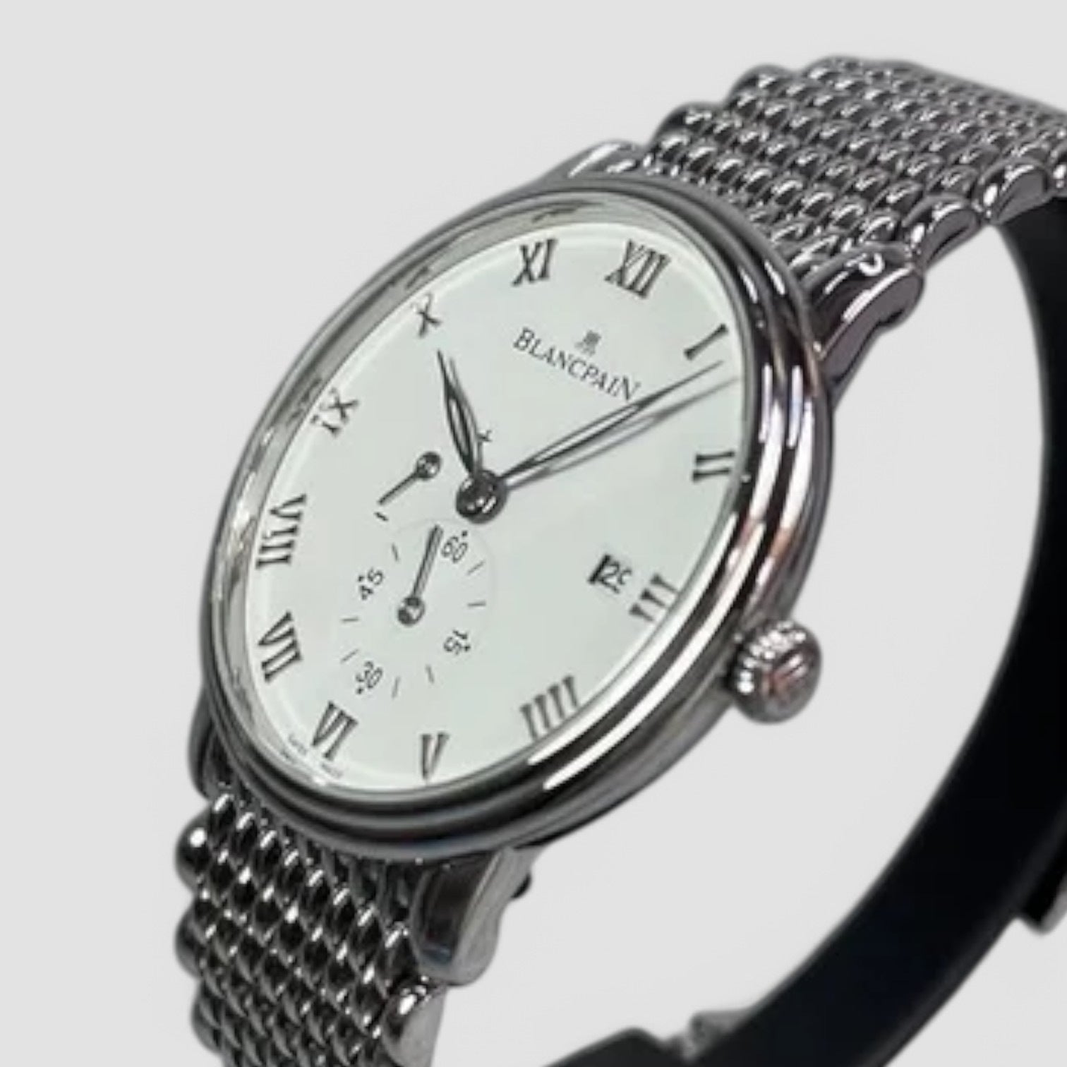 Villeret Small Seconds Date & Power Reserve Mechanical Mens Watch