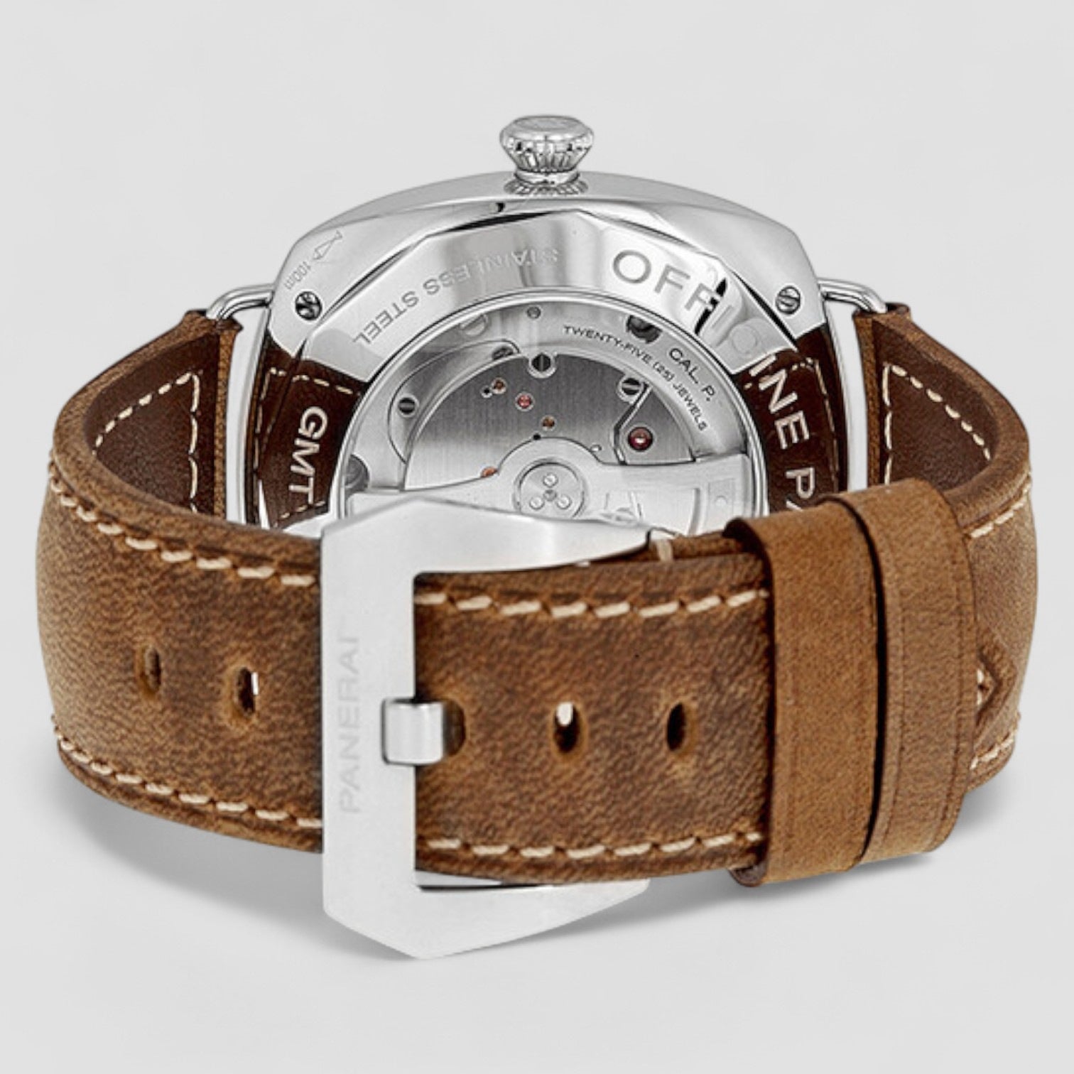 Radiomir GMT 10 Day Automatic SS Brown Dial