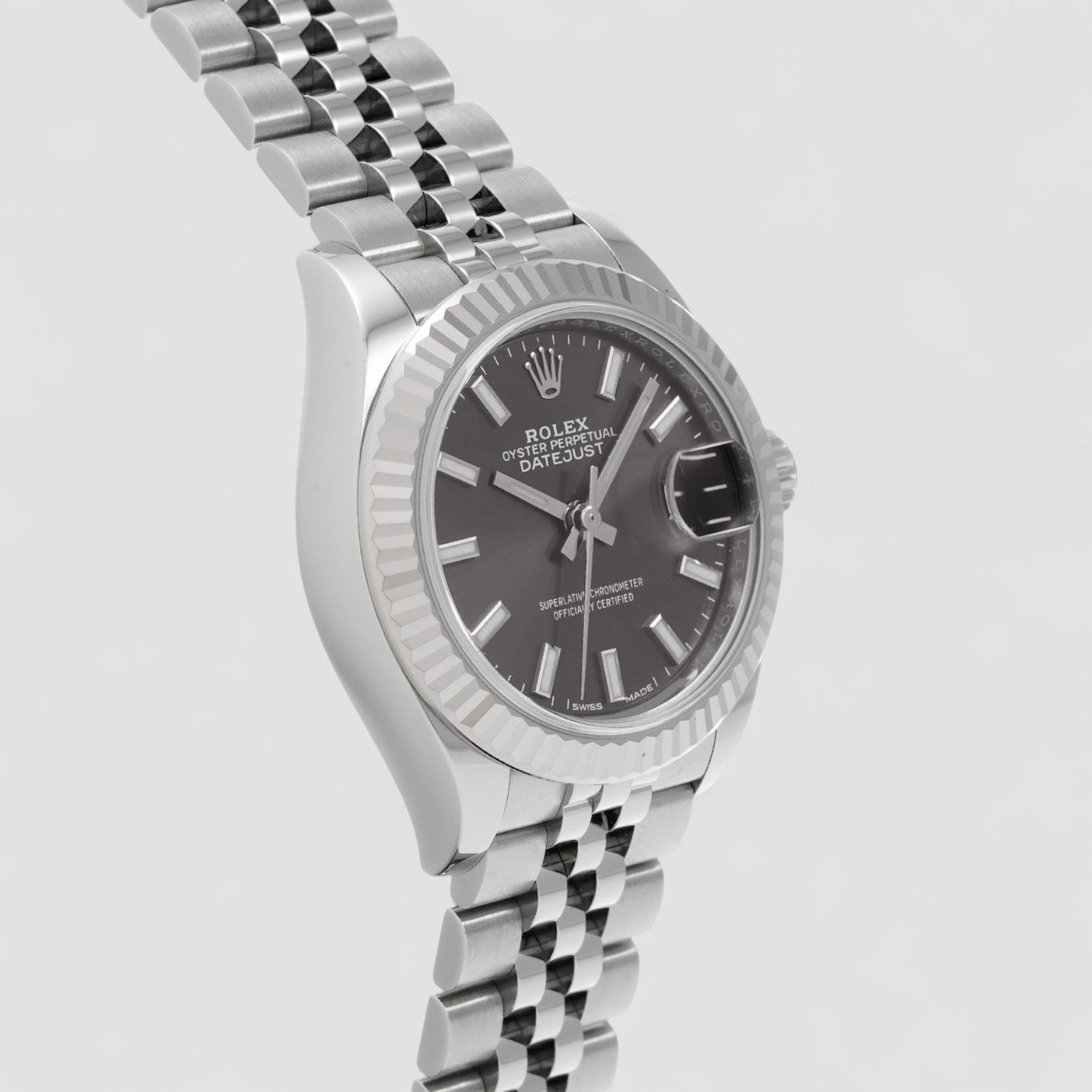 Lady-Datejust Rhodium Dial Automatic Ladies Jubilee Watch