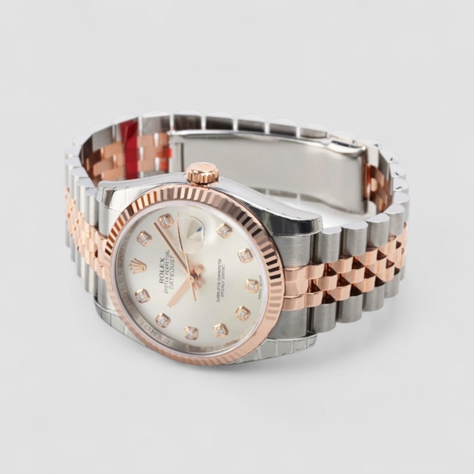 Datejust 36 Everose/Steel Pink Diamond Dial