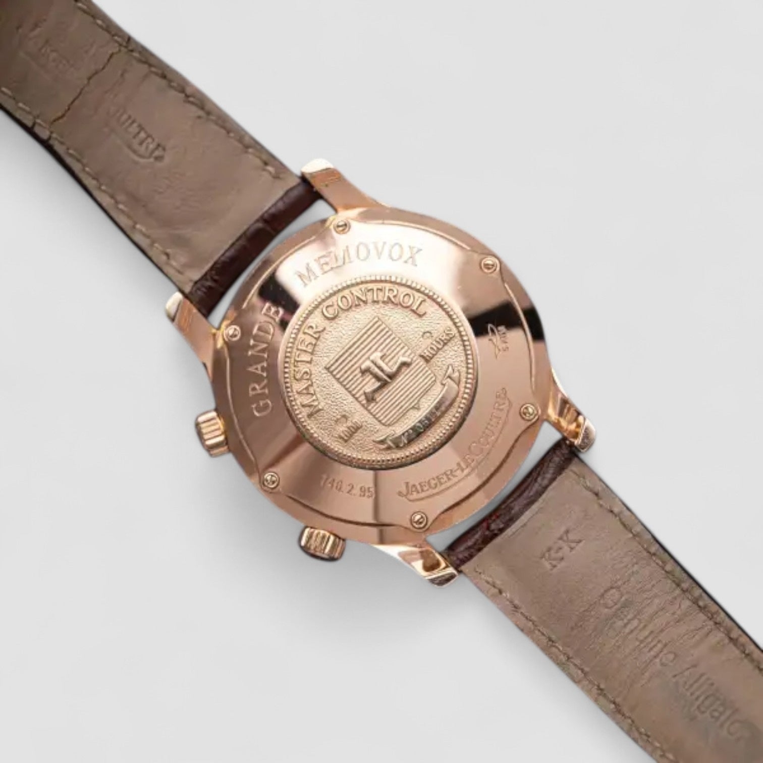 Master Grande Memovox Perpetual White Dial 18K RG
