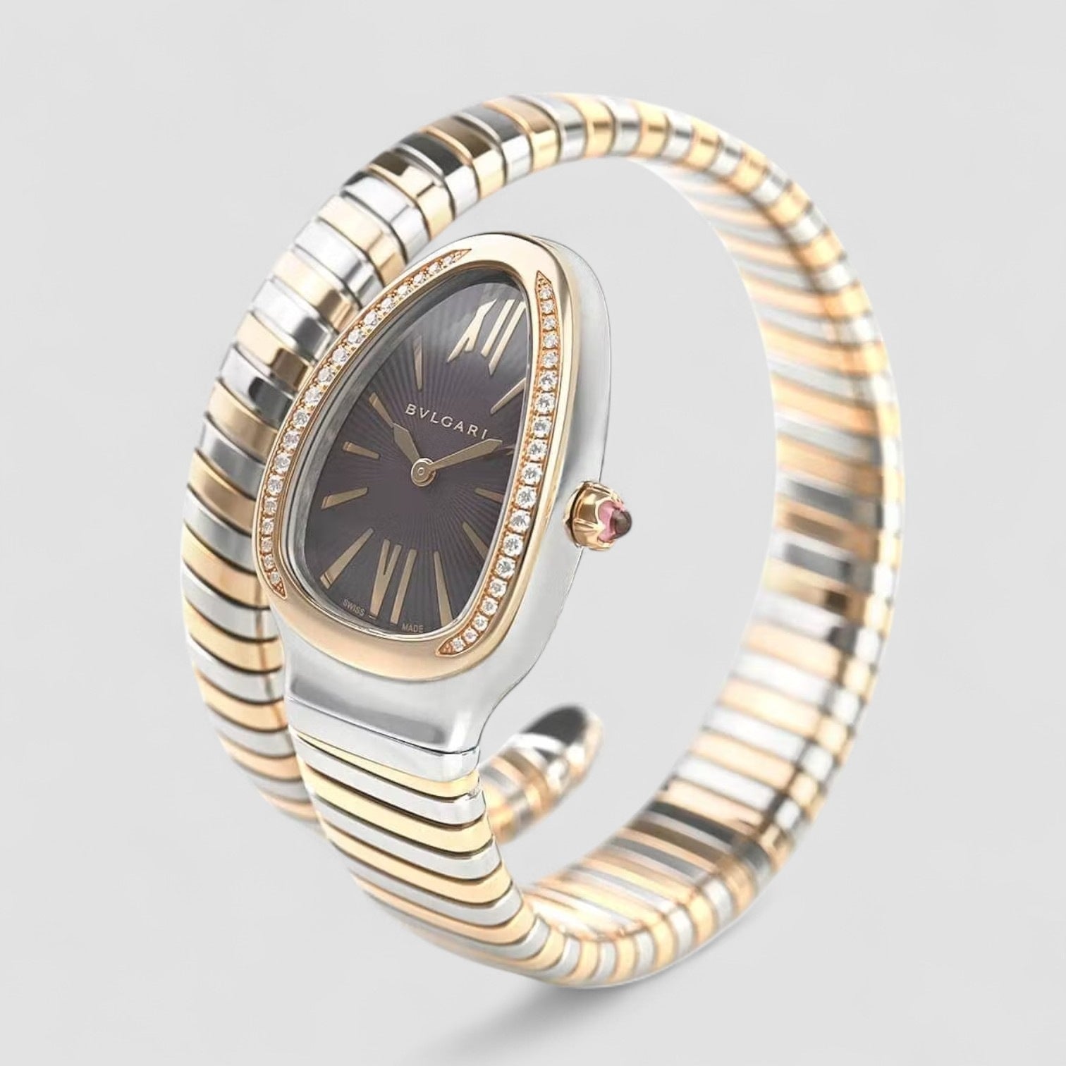 Serpenti 18kt Rose Gold Ladies Watch