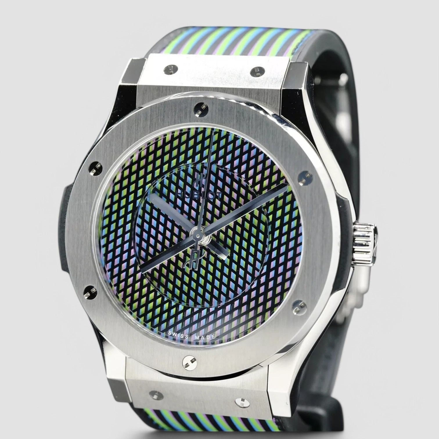 Classic Fusion Automatic Cruz Diez Pattern Dial Men's Watch