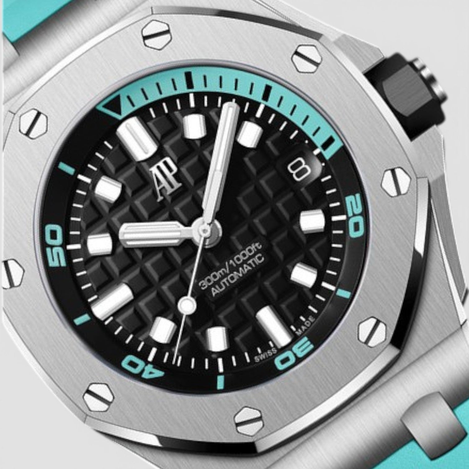 Royal Oak Offshore Mega Tapisserie Black Dial 42mm