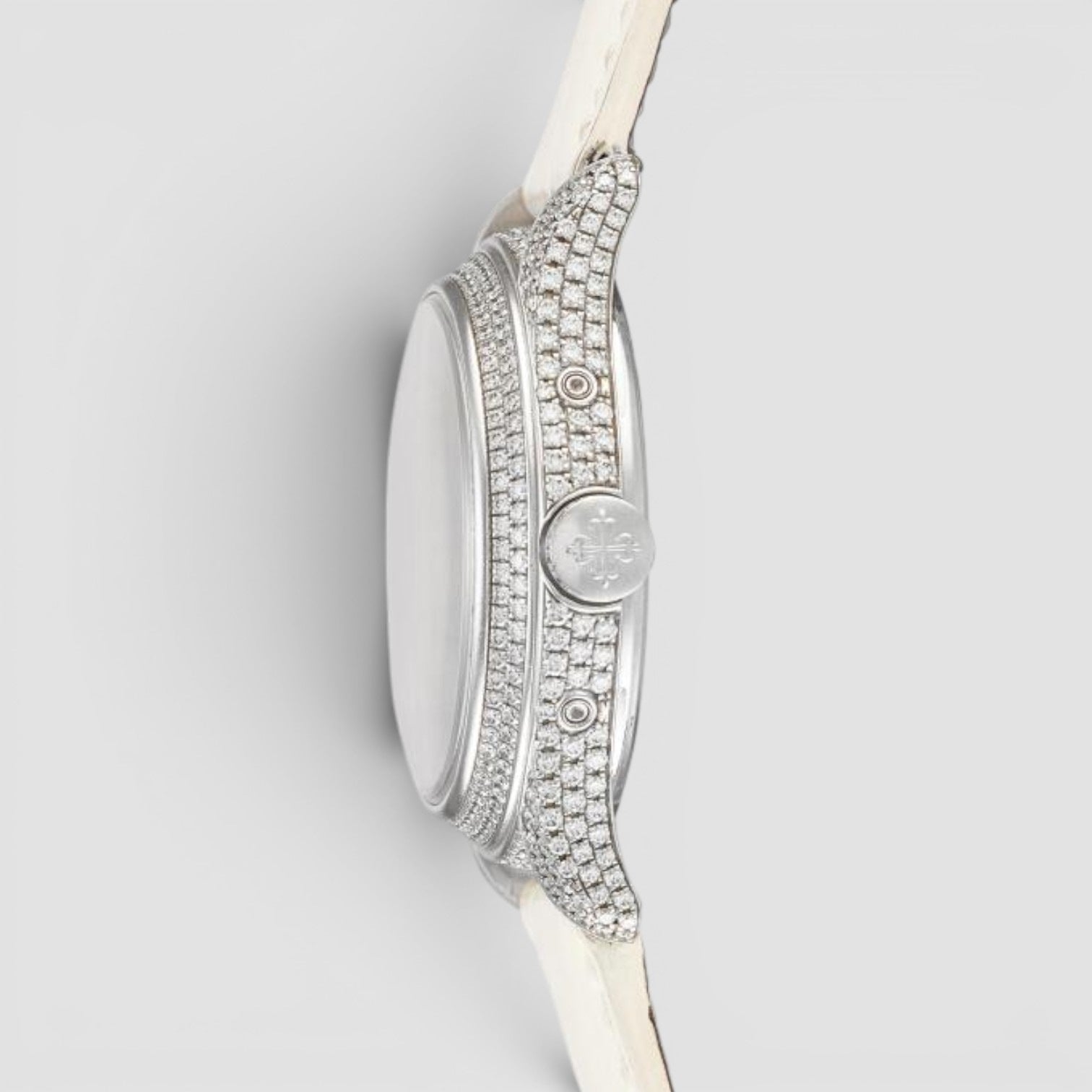 Annual Calendar Moon Phase Diamond Bezel