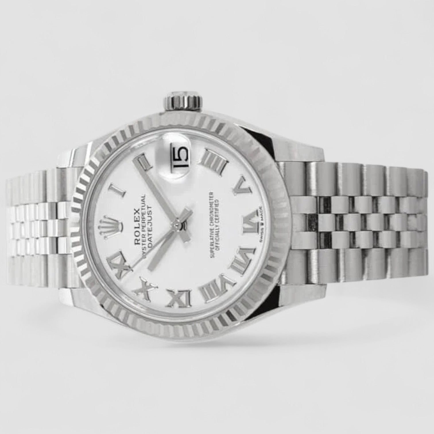 Datejust 31 White Roman Numeral Dial Women's Watch