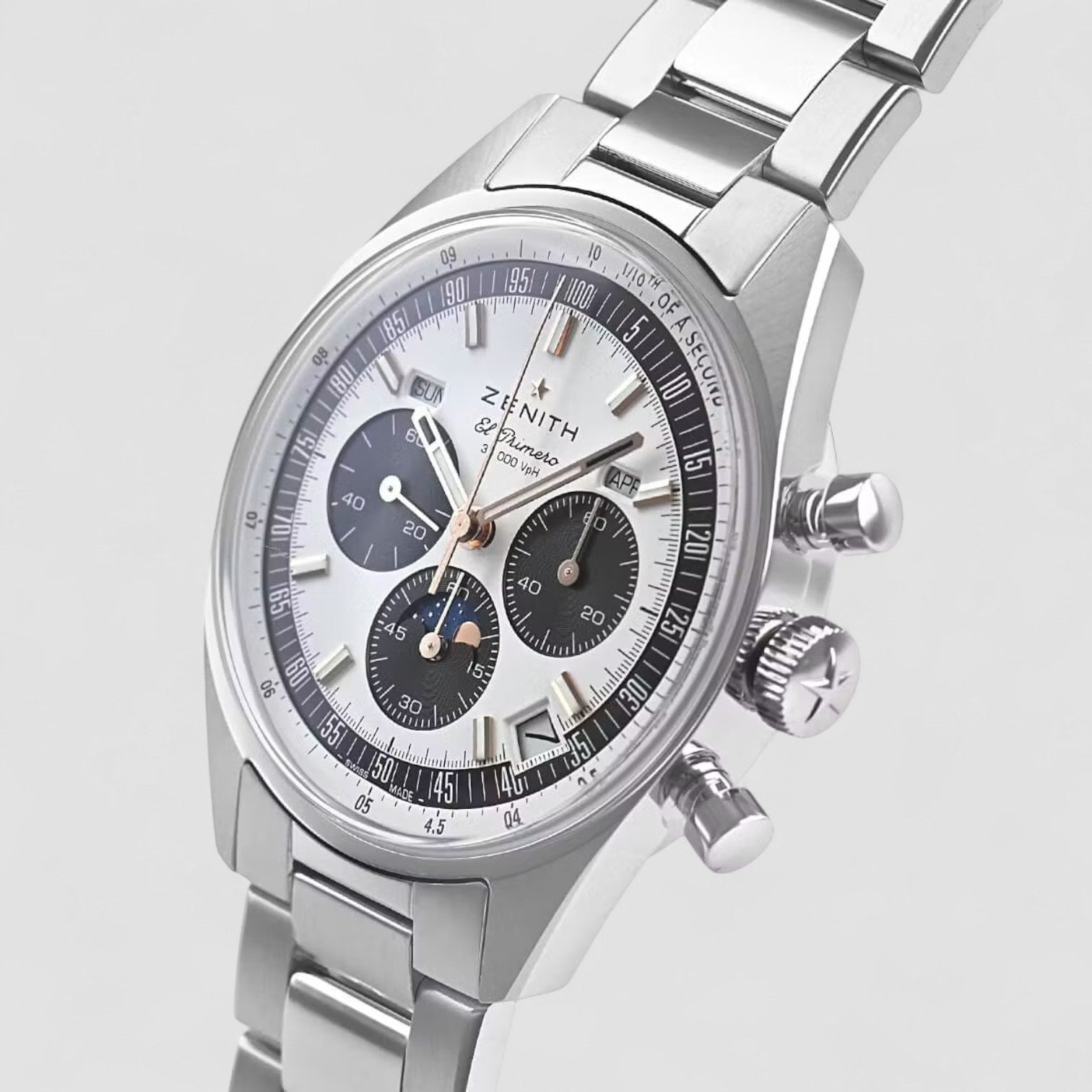 Chronomaster Original Triple Calendar Automatic Silver Dial Men's Watch