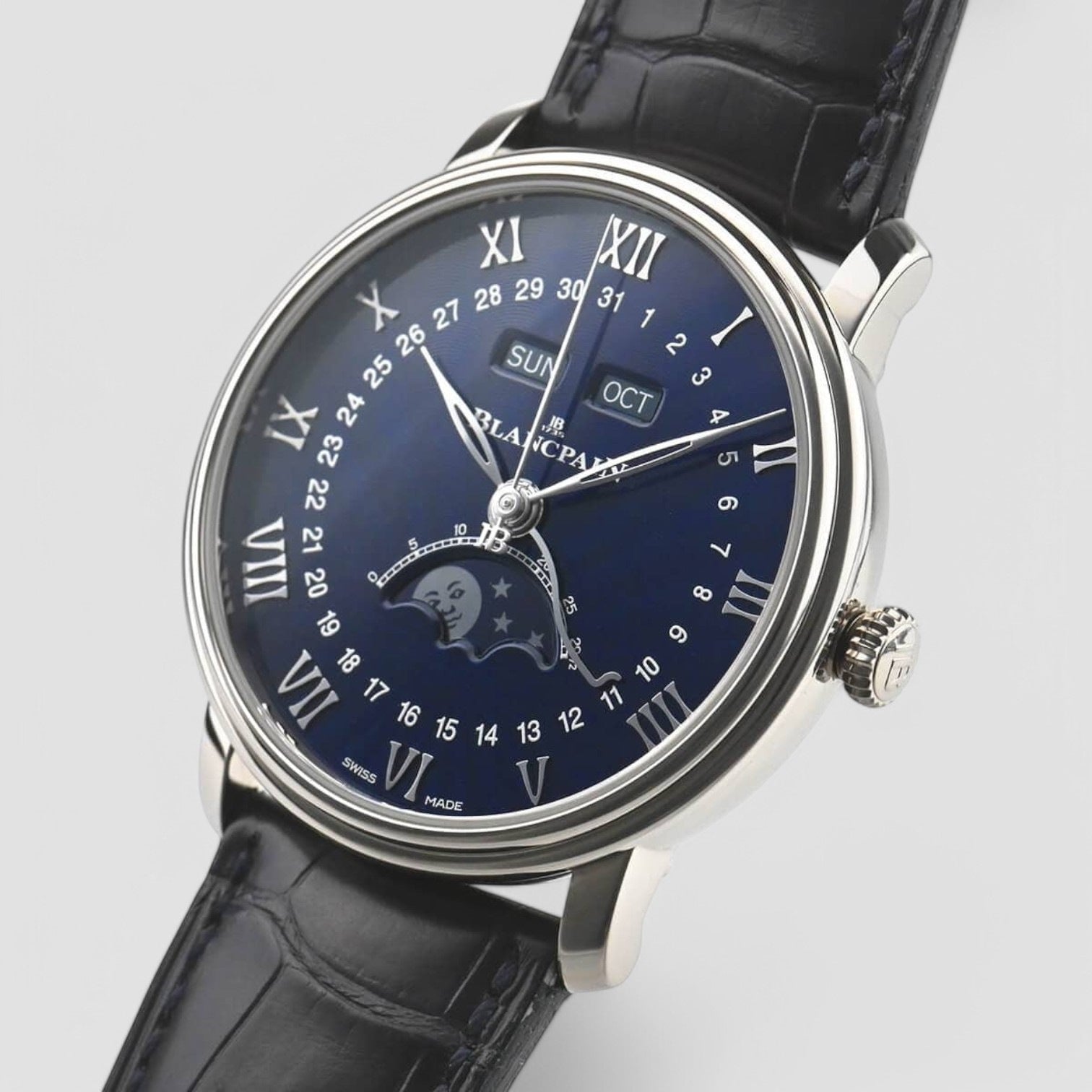 Villeret Quantième Complet Moonphase Complete Calendar 40MM