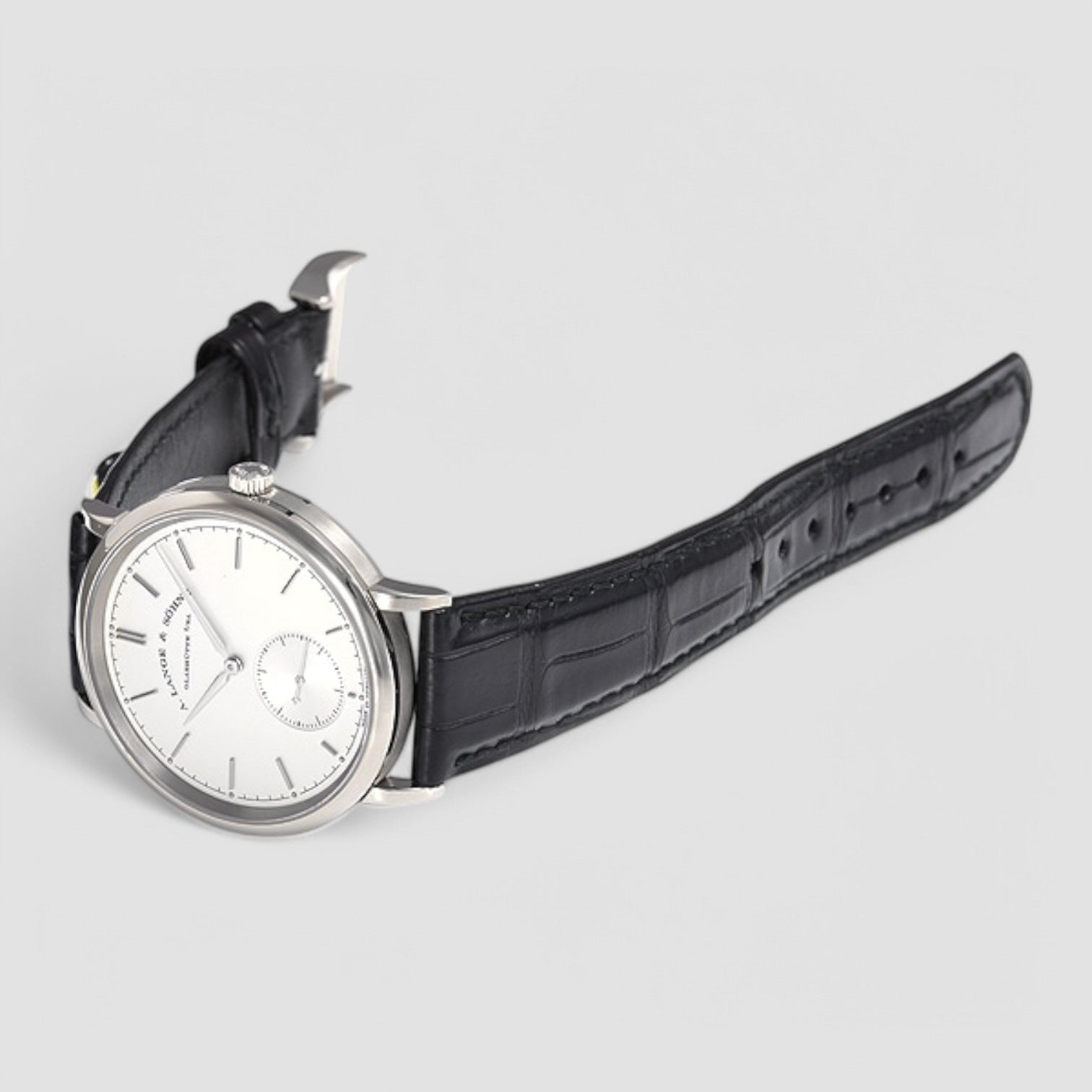 Saxonia Automatik 18K White Gold / Silver Dial
