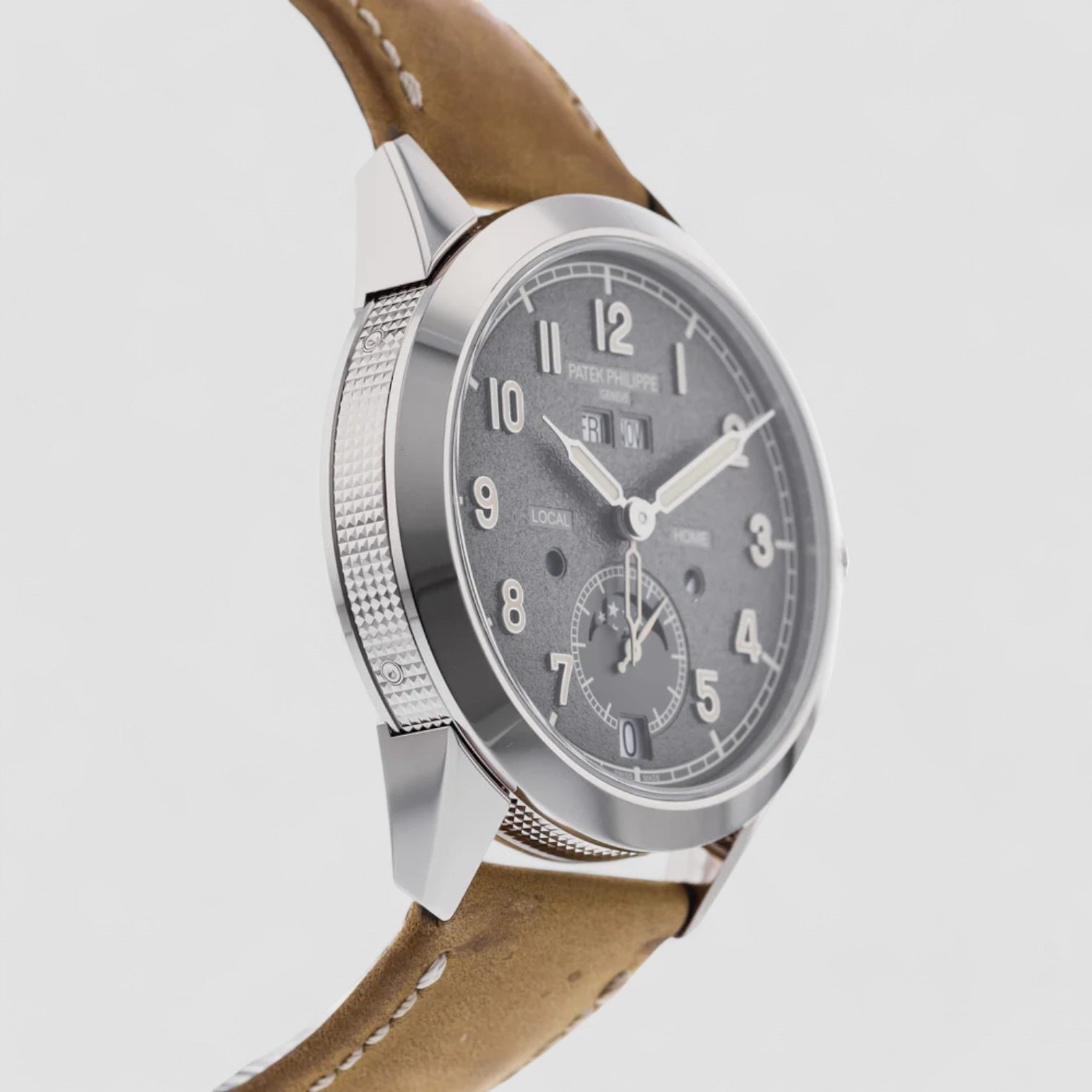 Calatrava Annual Calendar Travel Time White Gold