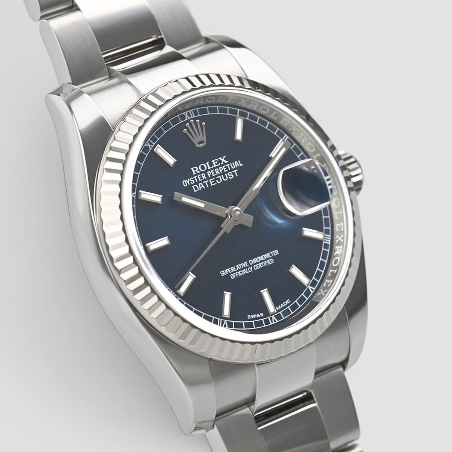 Datejust 36 Blue Dial Index Oyster