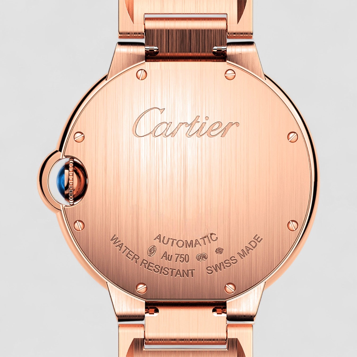 Ballon Bleu De Automatic Diamond Silver Dial Ladies Watch