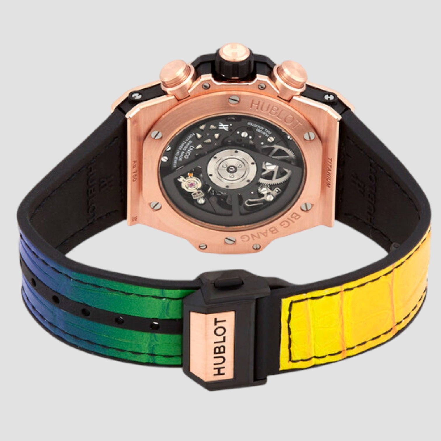 Big Bang Unico King Gold Rainbow Automatic Men's Watch