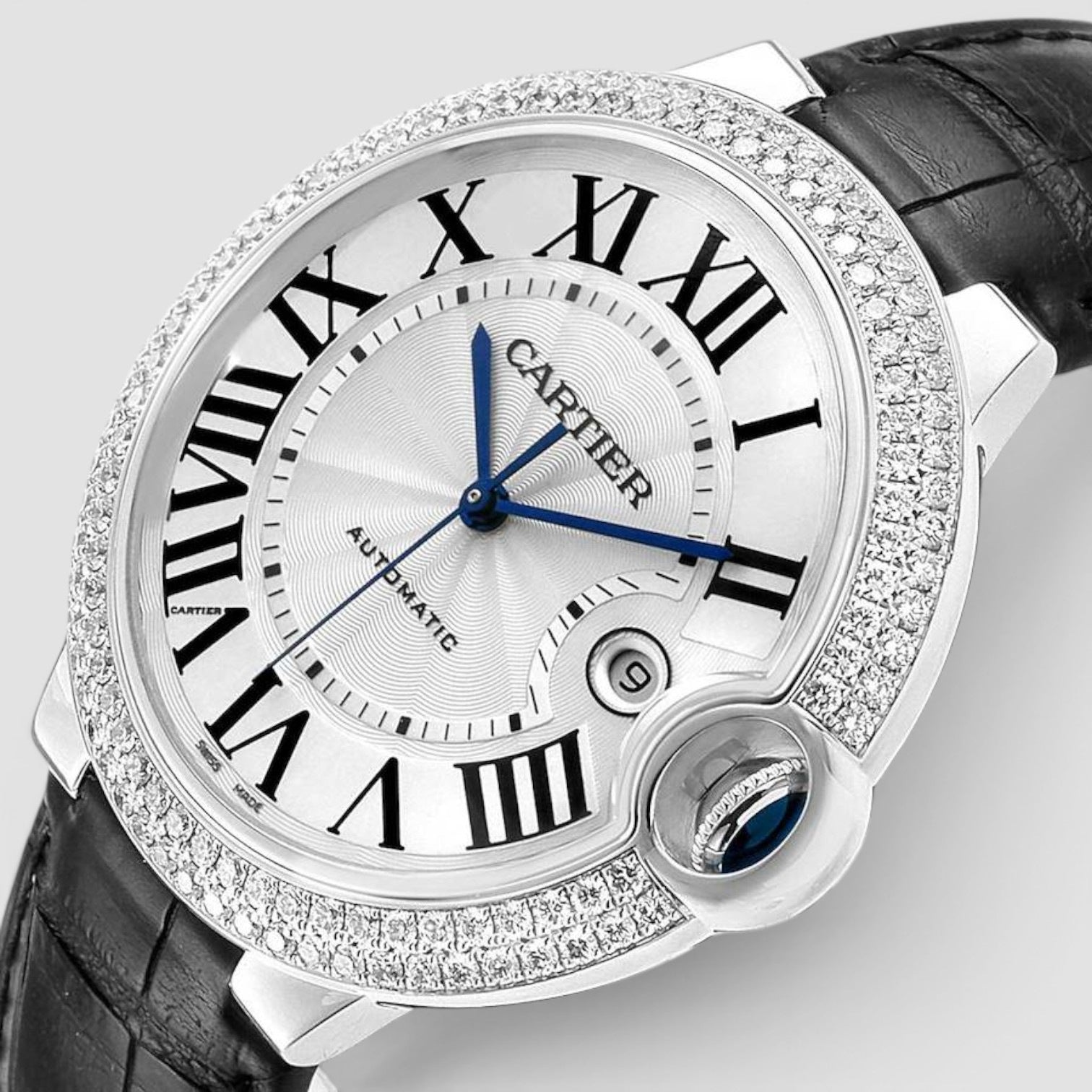 Ballon Bleu 42 White Gold Diamond