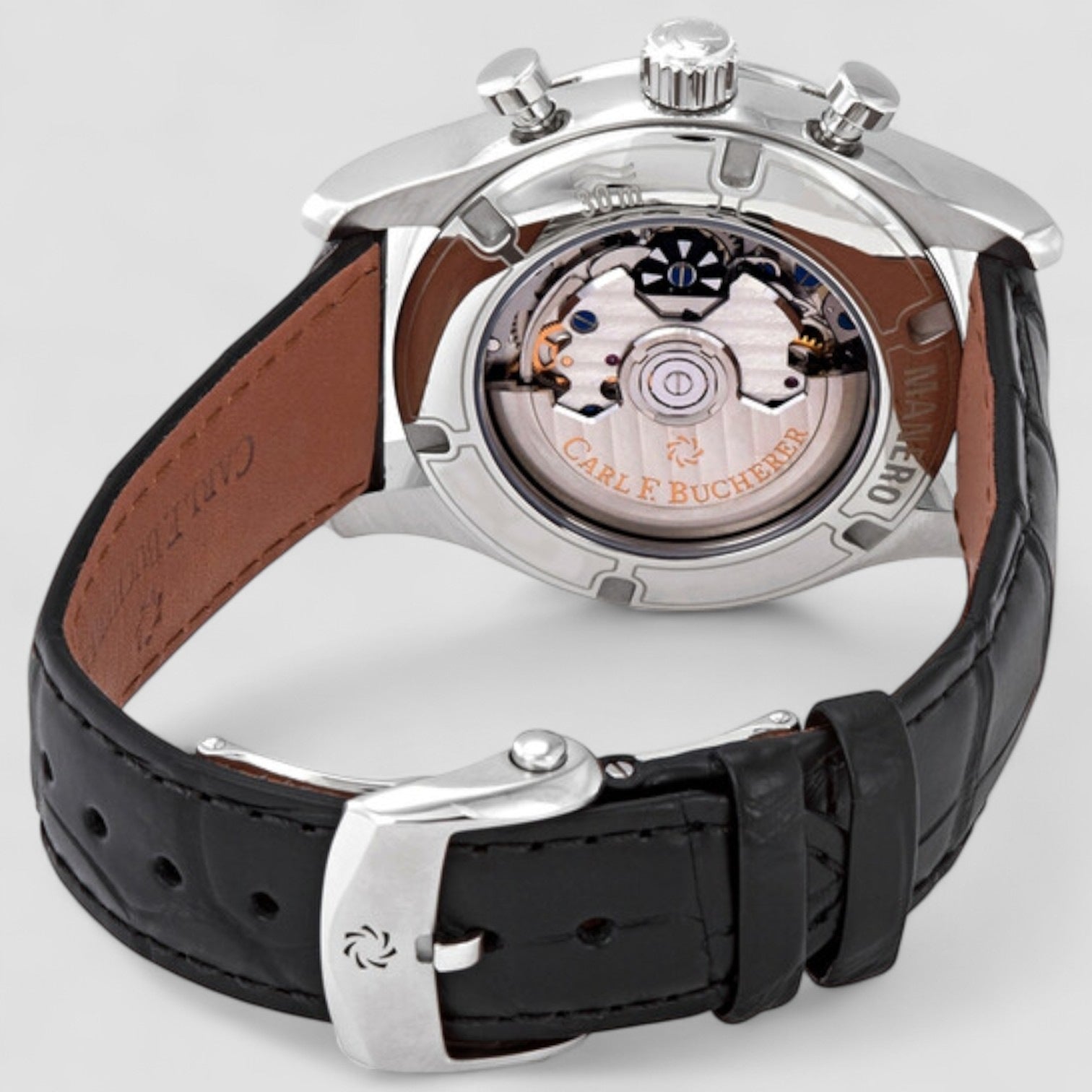 Manero Chronograph Automatic Silver Dial Men's Watch