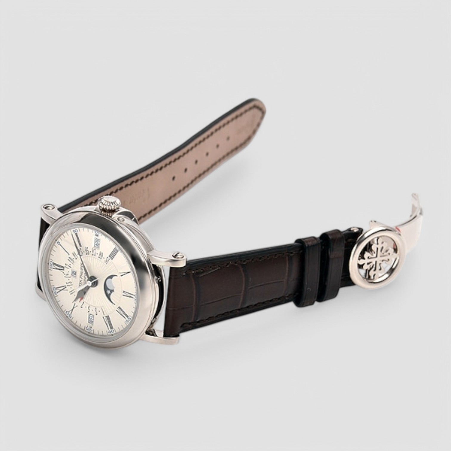 Retrograde Perpetual Calendar 18K White Gold