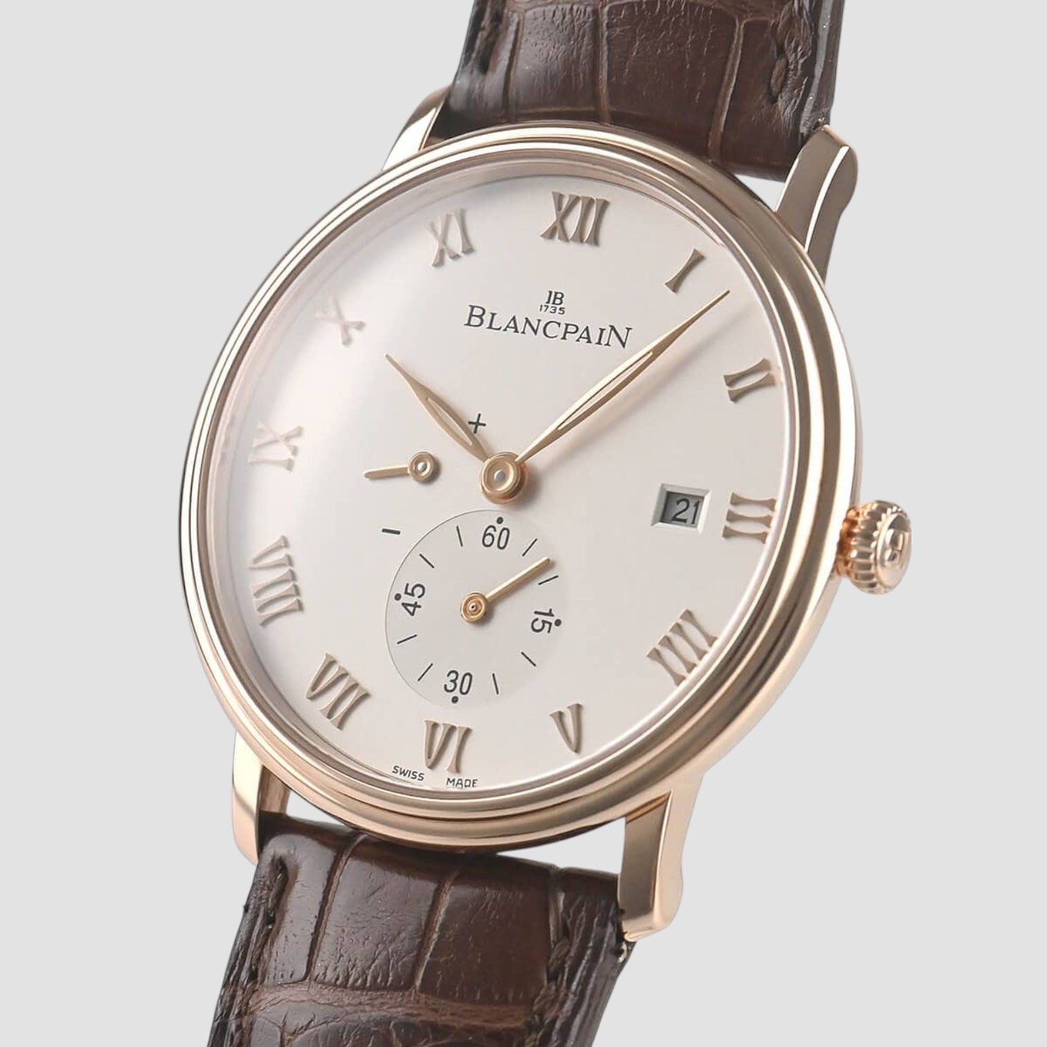 Villeret Small Seconds Power Reserve 18k RG Manual Wind 40MM