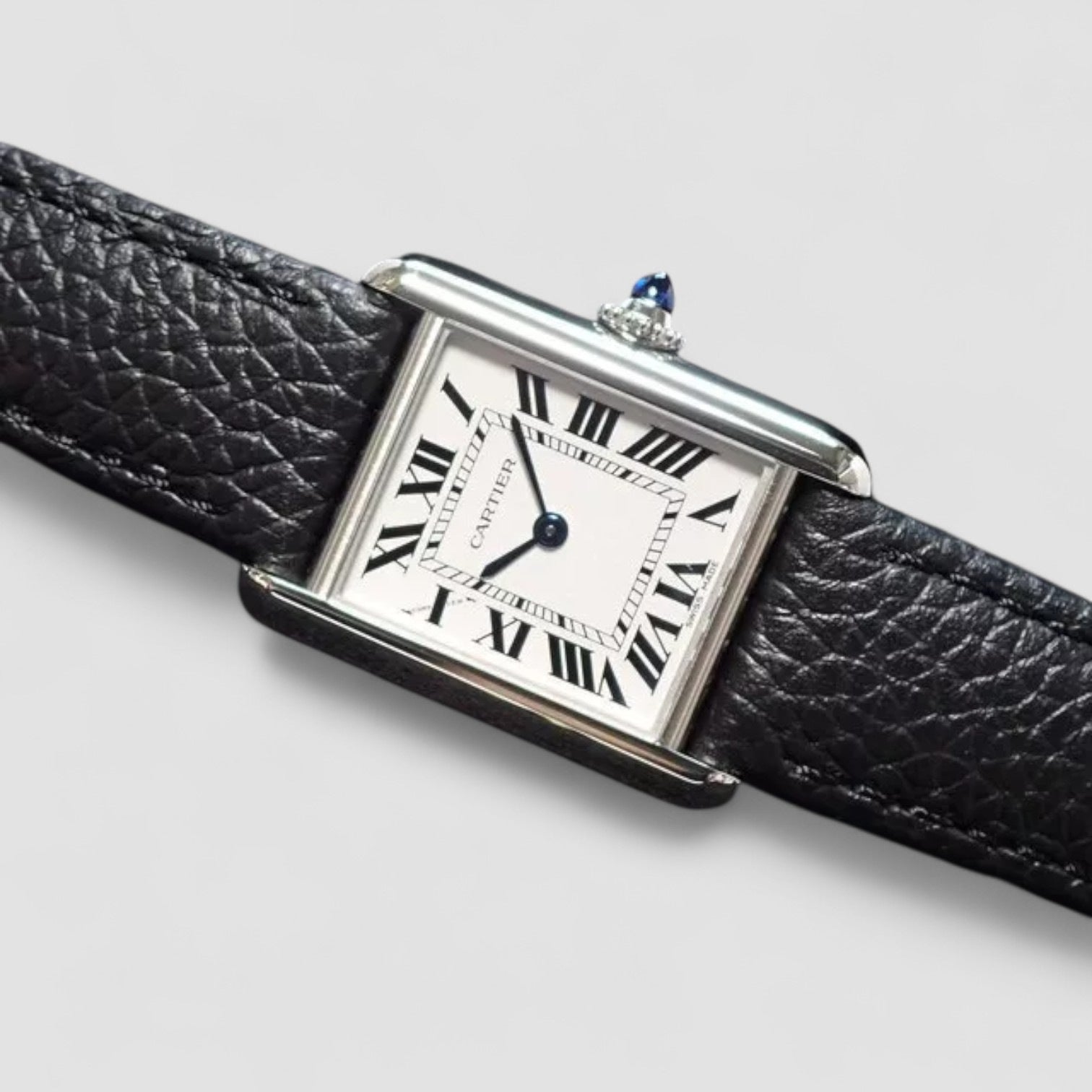 Tank Must SM Solar Beat Leather Strap Women's Watch